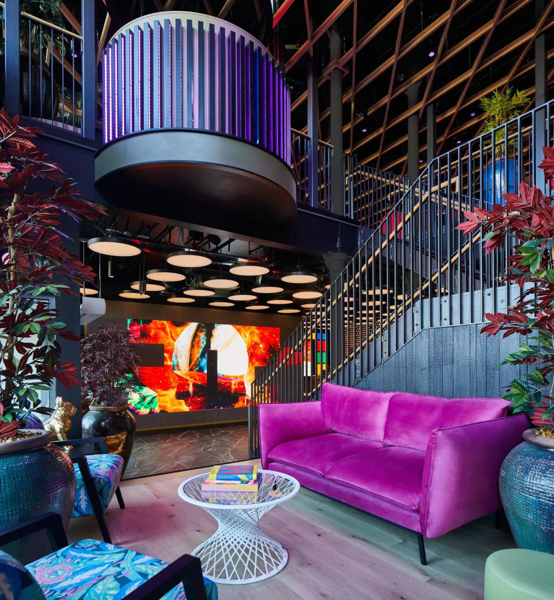 Text overlay in NYX Hotel Edinburgh