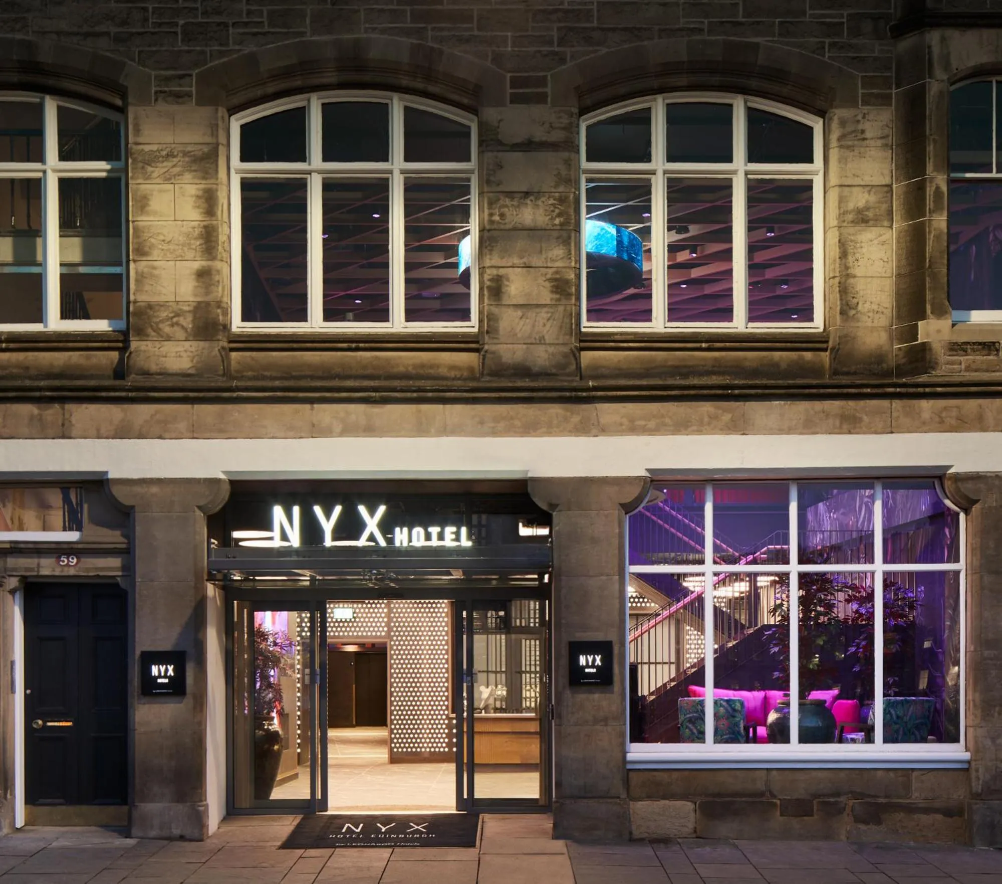 Property building in NYX Hotel Edinburgh