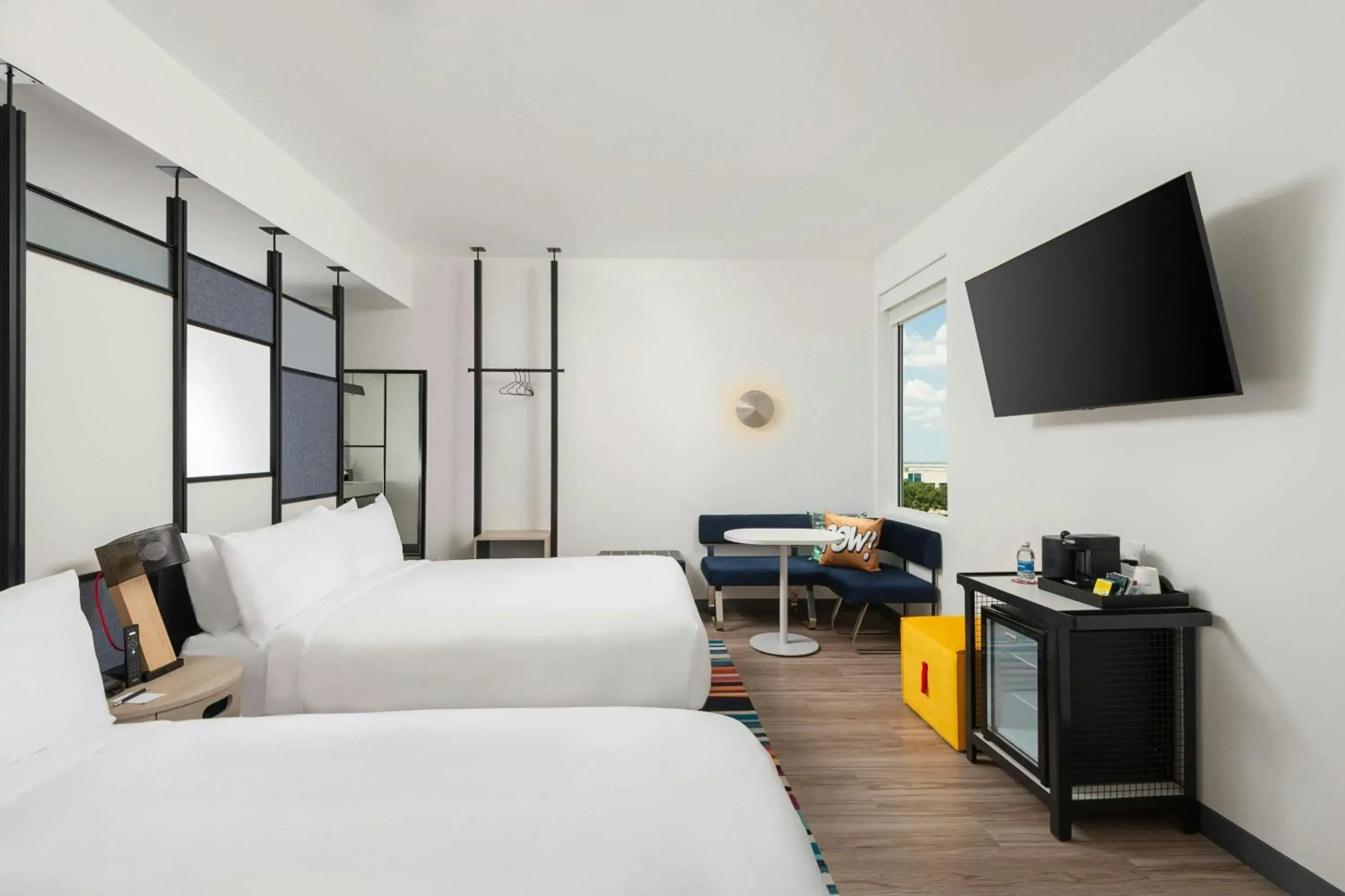 King Suite with Sofa Bed and Roll-in Shower - Mobility and Hearing Accessible in Aloft DFW Airport North King Suite with Sofa Bed and Roll-in Shower - Mobility and Hearing Accessible in Aloft DFW Airport North