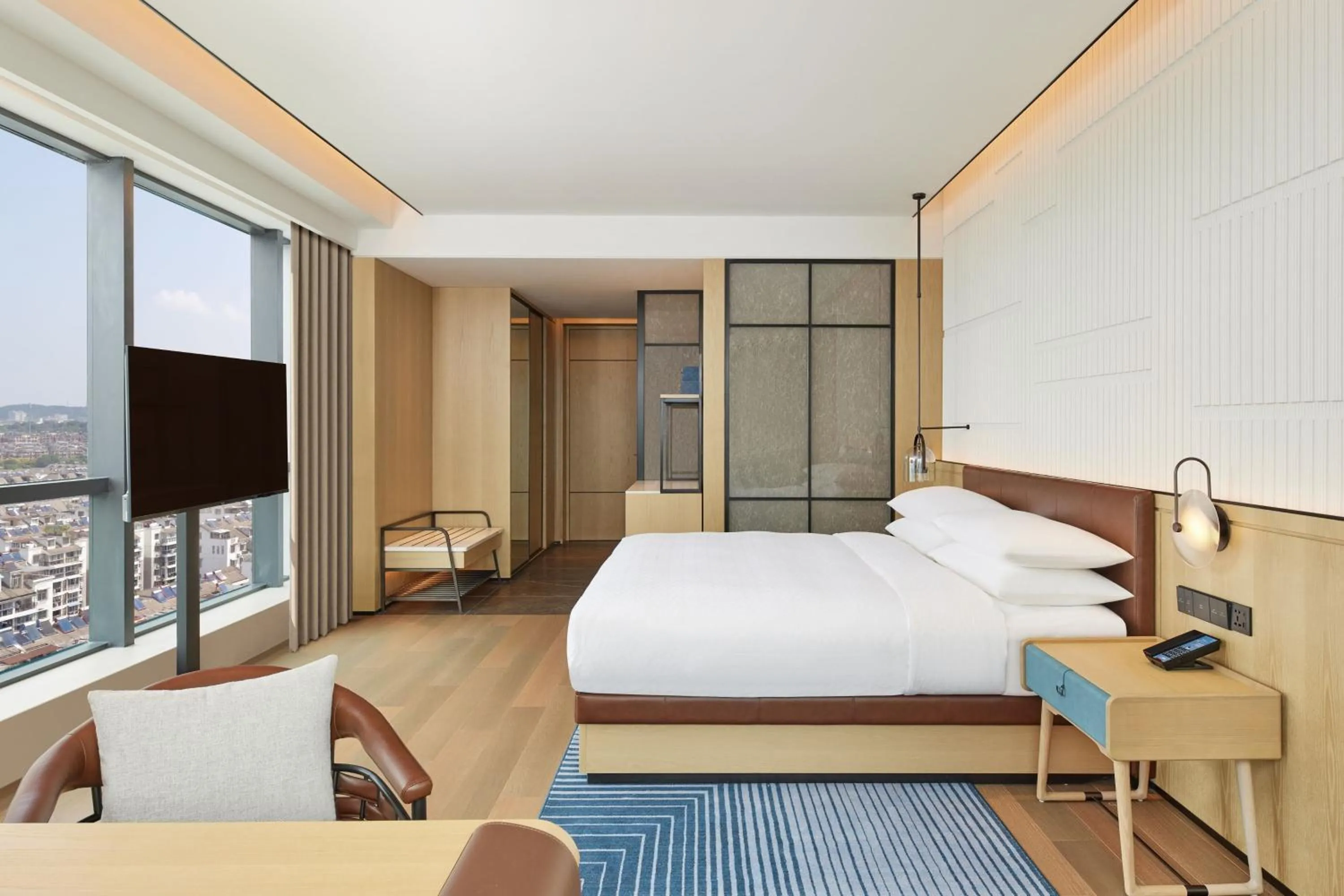 Photo of the whole room, Bed in Four Points by Sheraton Xuancheng, Jingxian