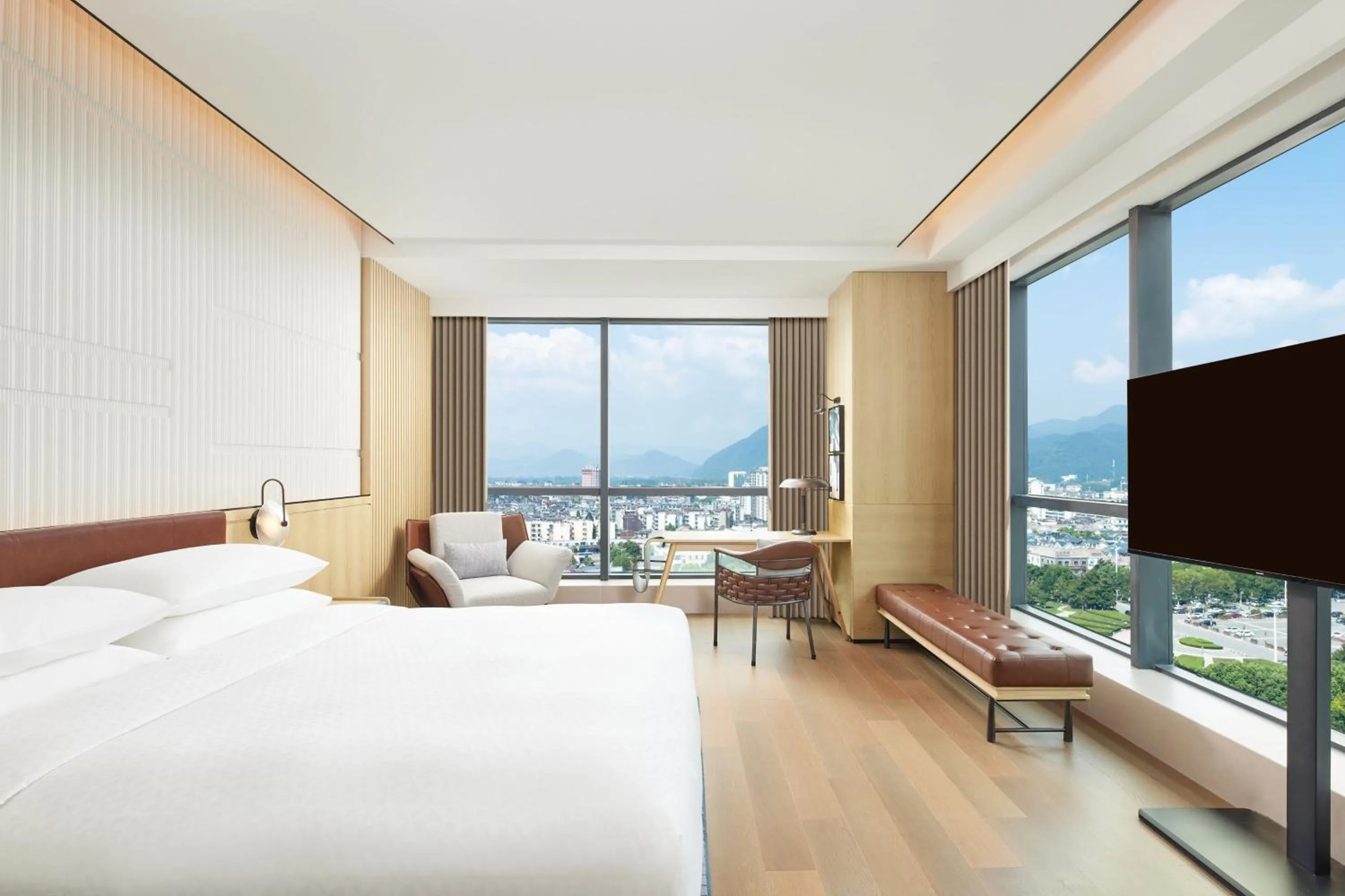 Photo of the whole room, Bed in Four Points by Sheraton Xuancheng, Jingxian