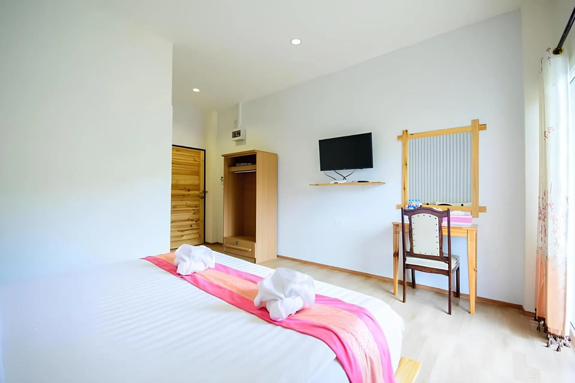 Bed in Sakura Yama Resort ซากุระ ยามะรีสอร์ท