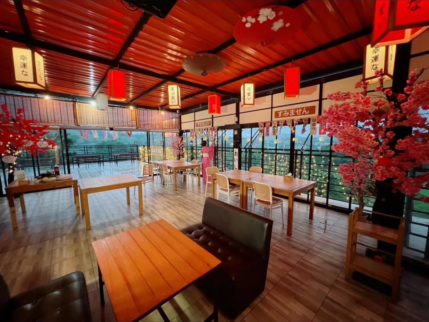 Seating area in Sakura Yama Resort ซากุระ ยามะรีสอร์ท