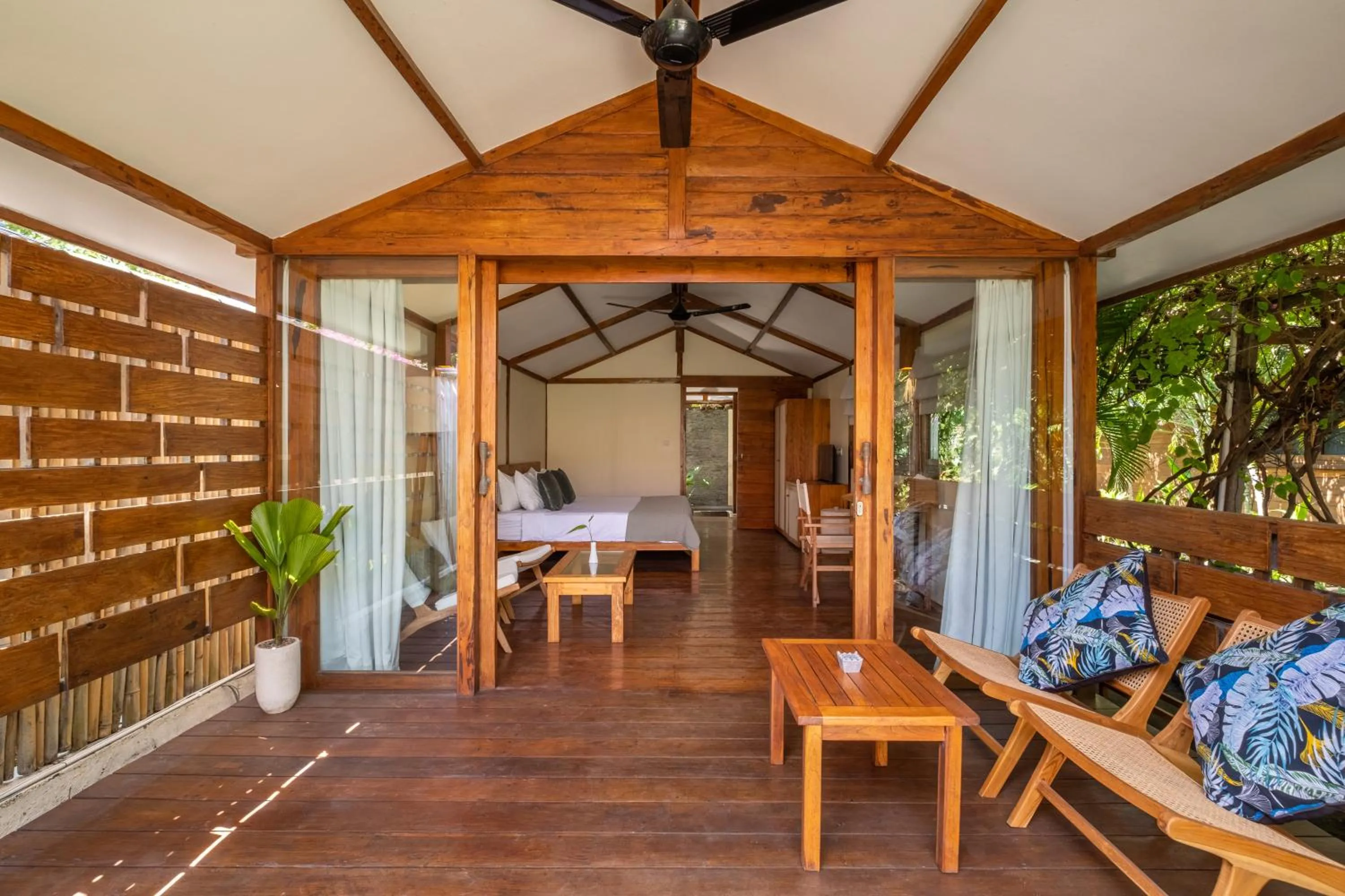 Balcony/Terrace in Gili Teak Beach Front Resort