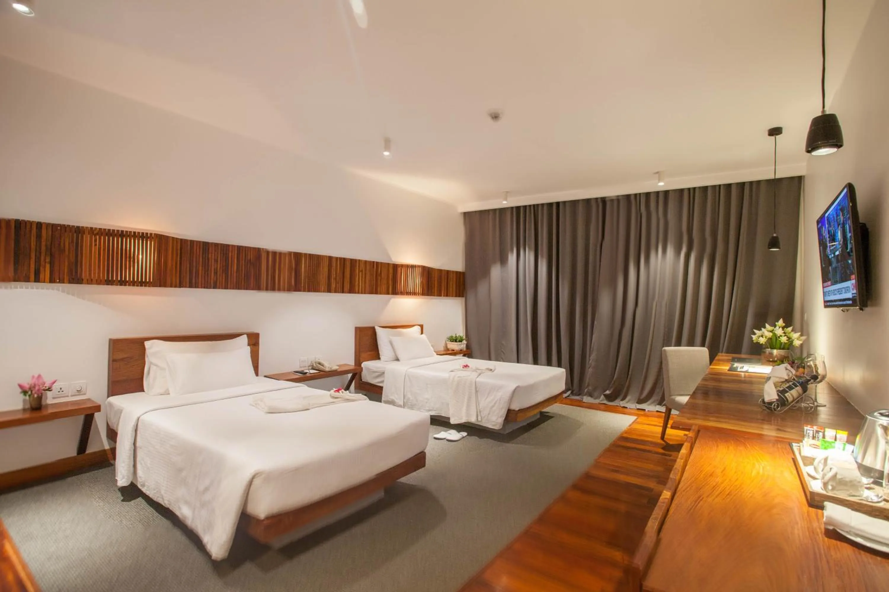 Bedroom, Bed in Hotel Somadevi Angkor Boutique and Resort