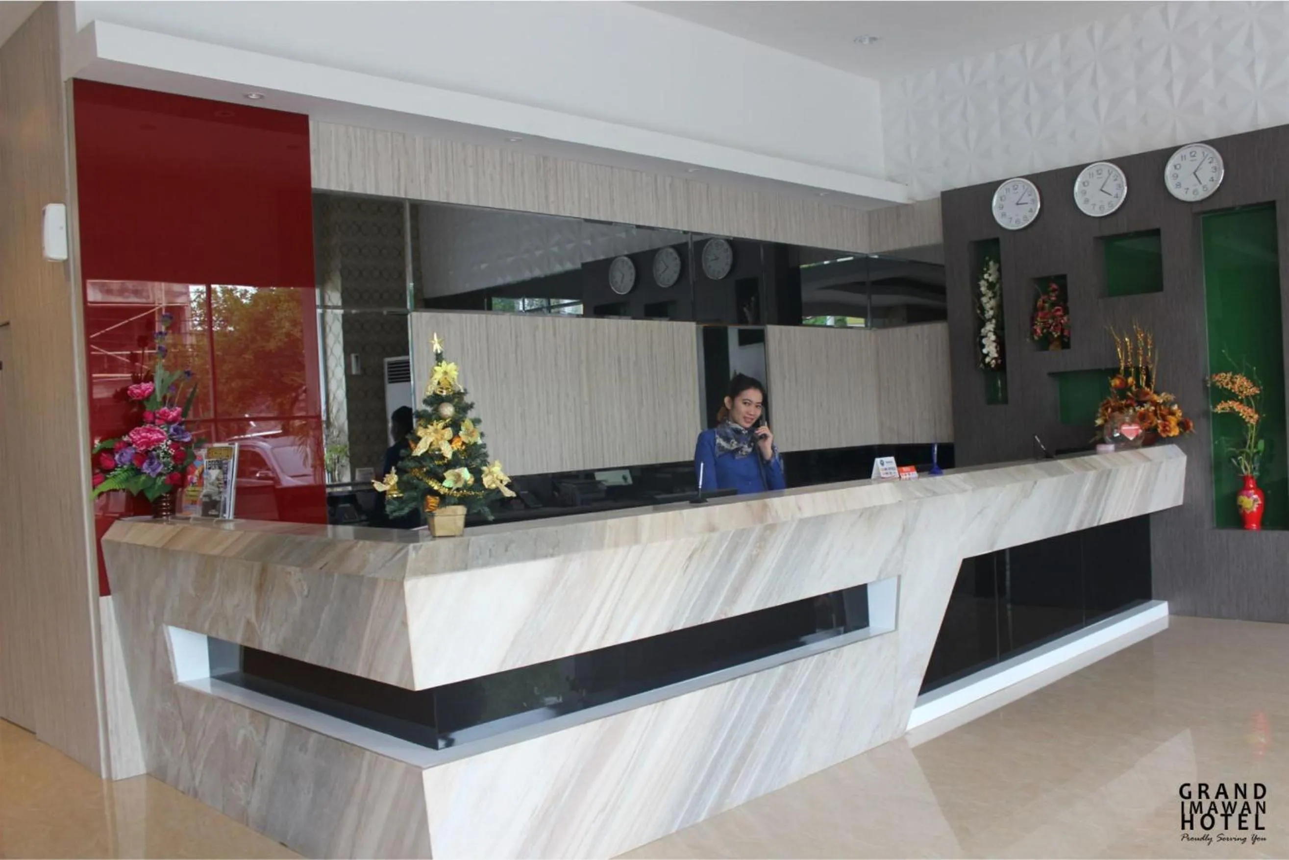 Lobby or reception, Lobby/Reception in Grand Imawan Hotel