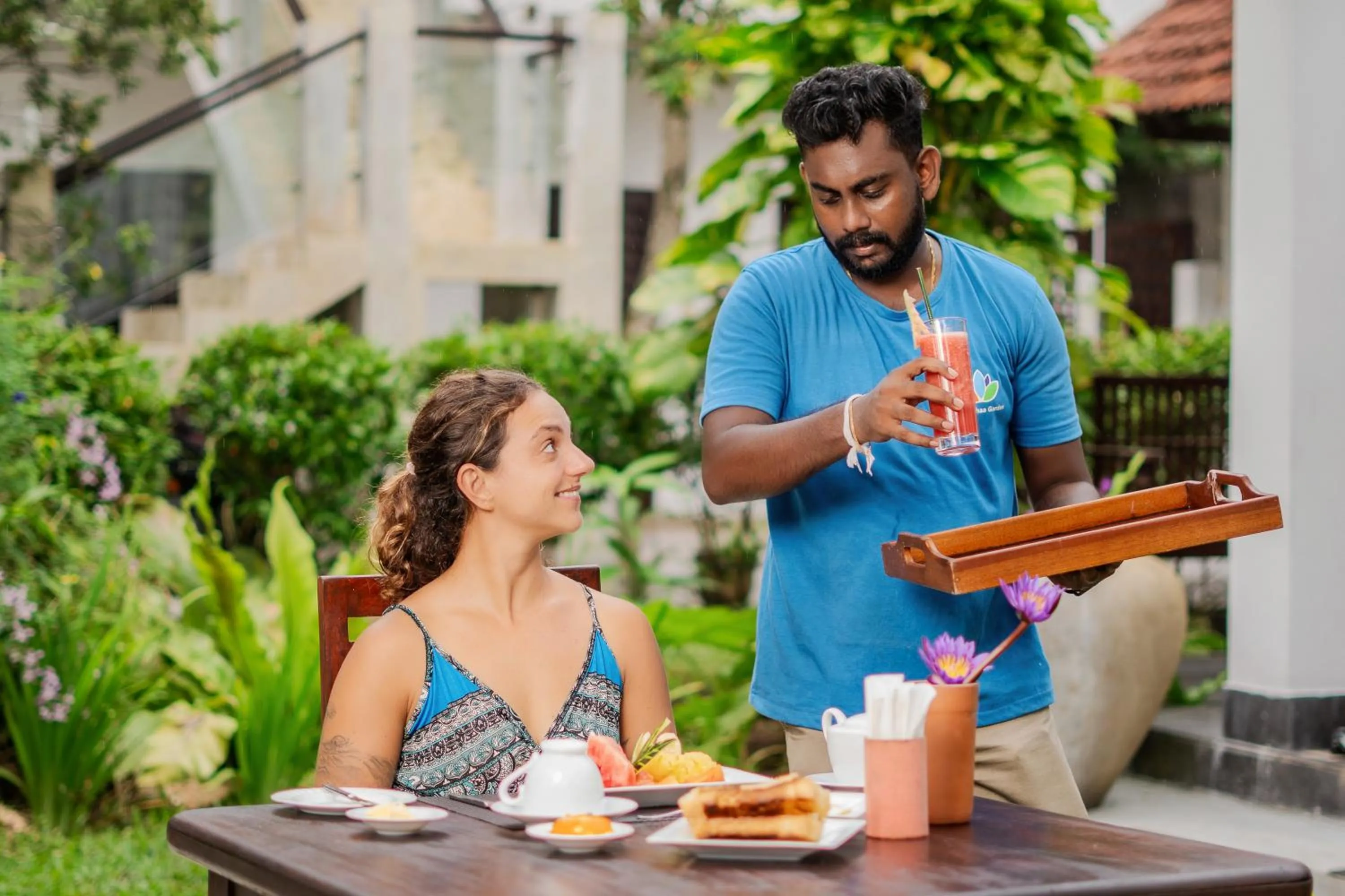 Food and drinks in Wasantha Garden Hotel Restaurant & Ayurvedic Treatment