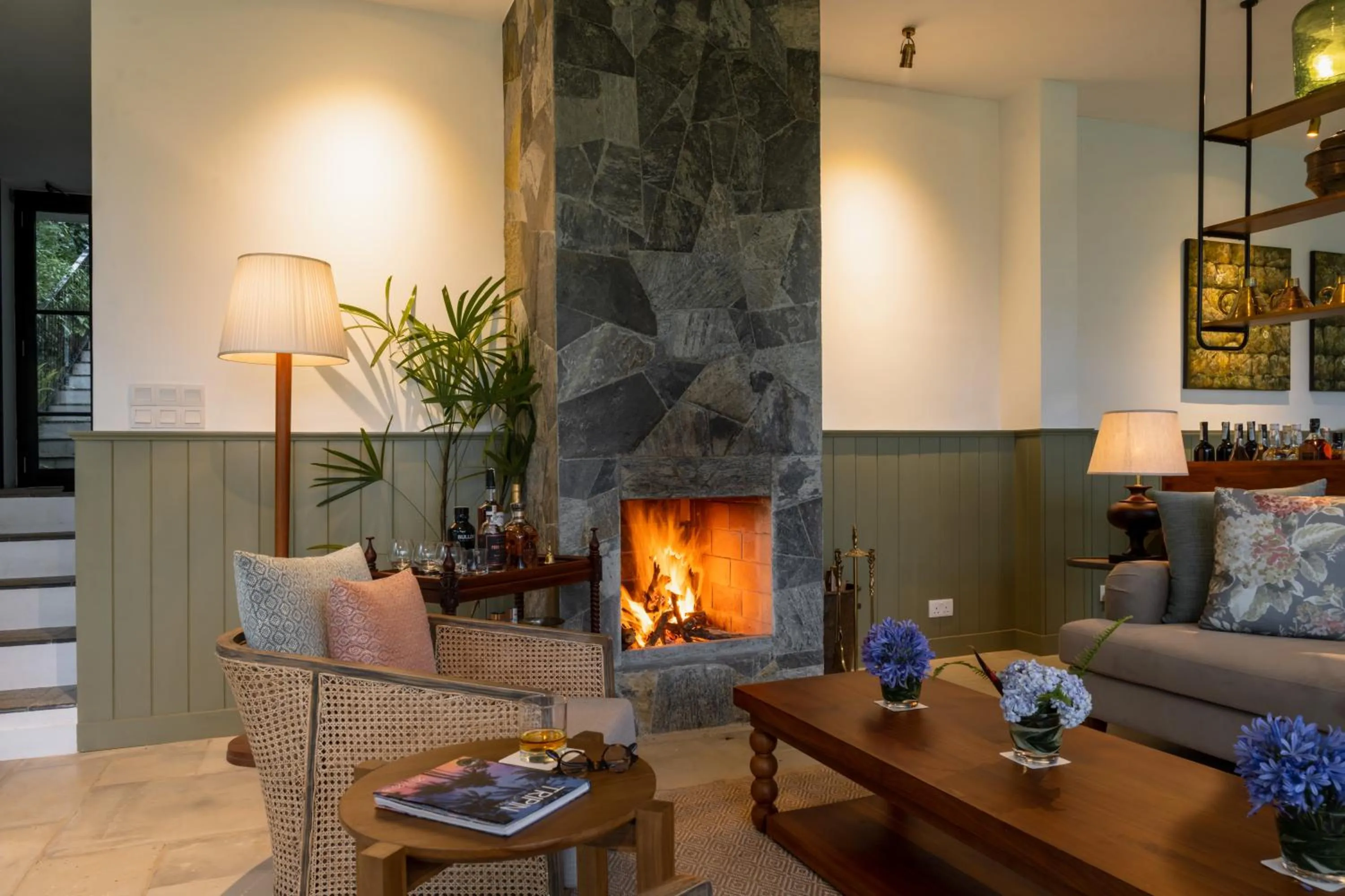 Seating area in Stafford Bungalow - Exclusive Luxury Within A Private Tea Estate