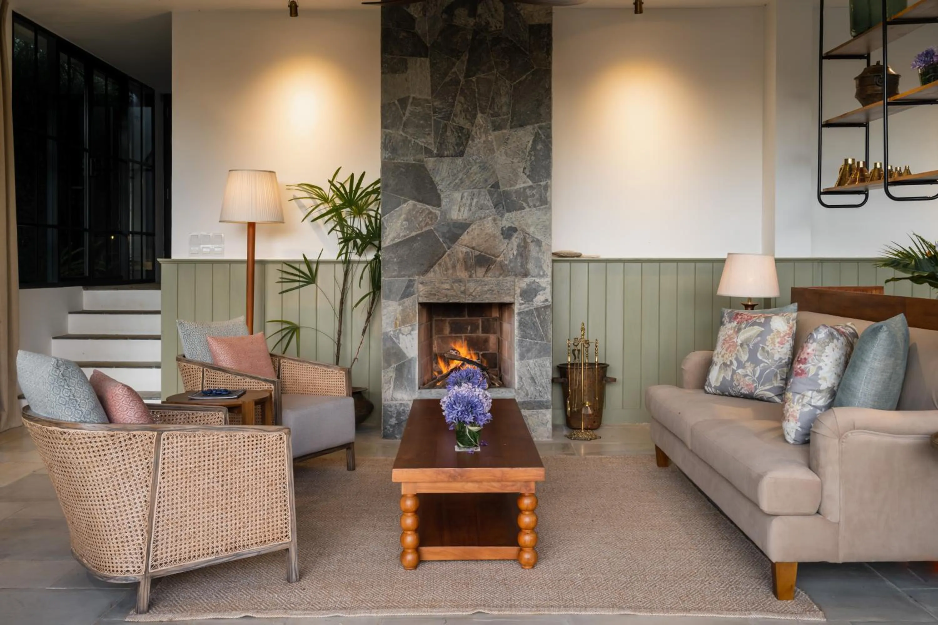 Dining area in Stafford Bungalow - Exclusive Luxury Within A Private Tea Estate