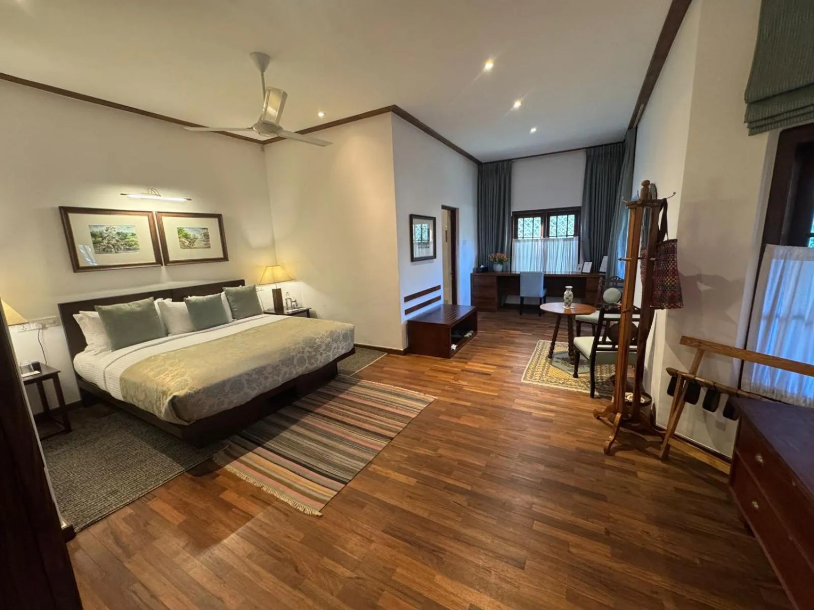 Bedroom, Bed in Stafford Bungalow - Exclusive Luxury Within A Private Tea Estate
