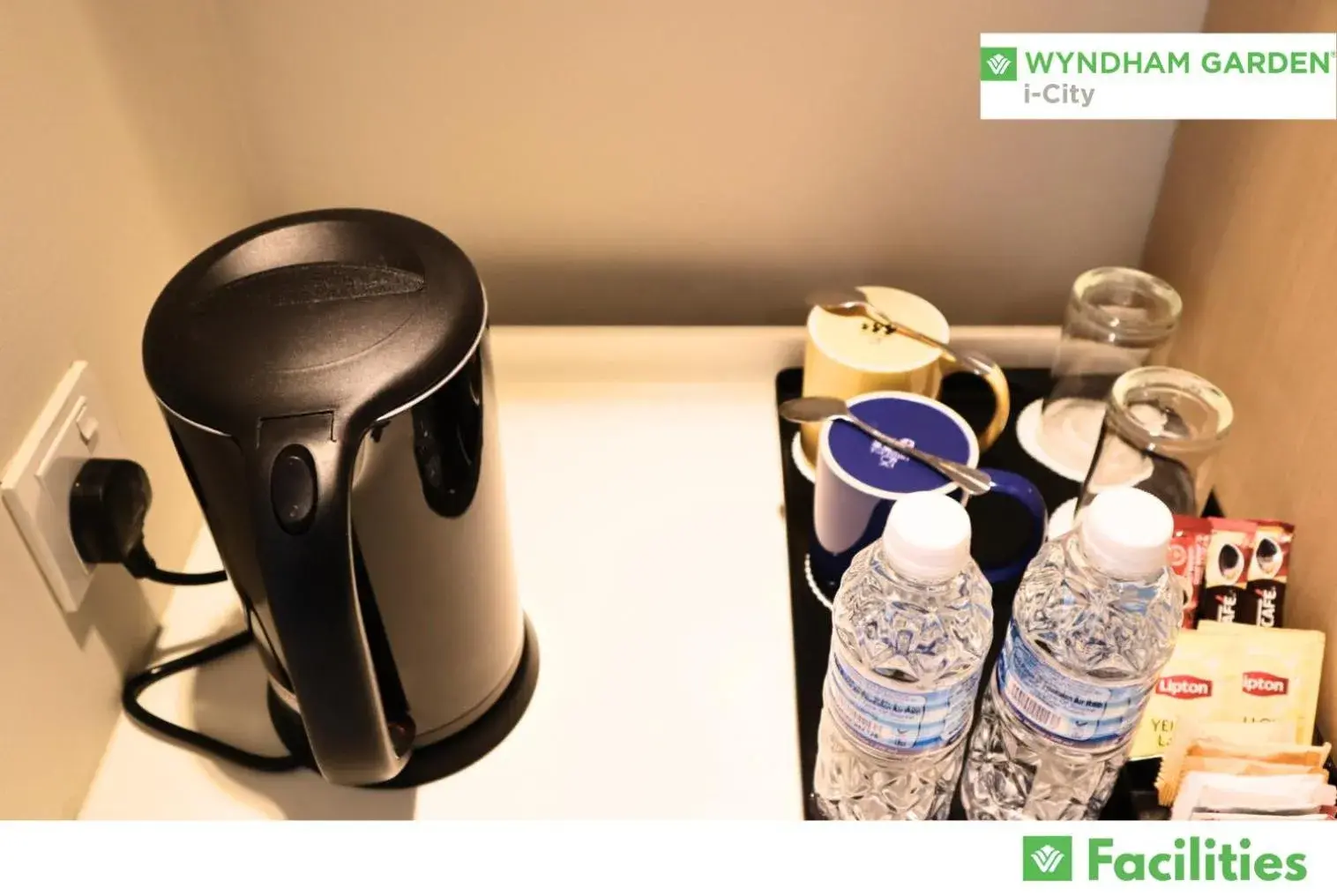 Superior Twin Room with Sky View in Wyndham Garden i-City Shah Alam Superior Twin Room with Sky View in Wyndham Garden i-City Shah Alam