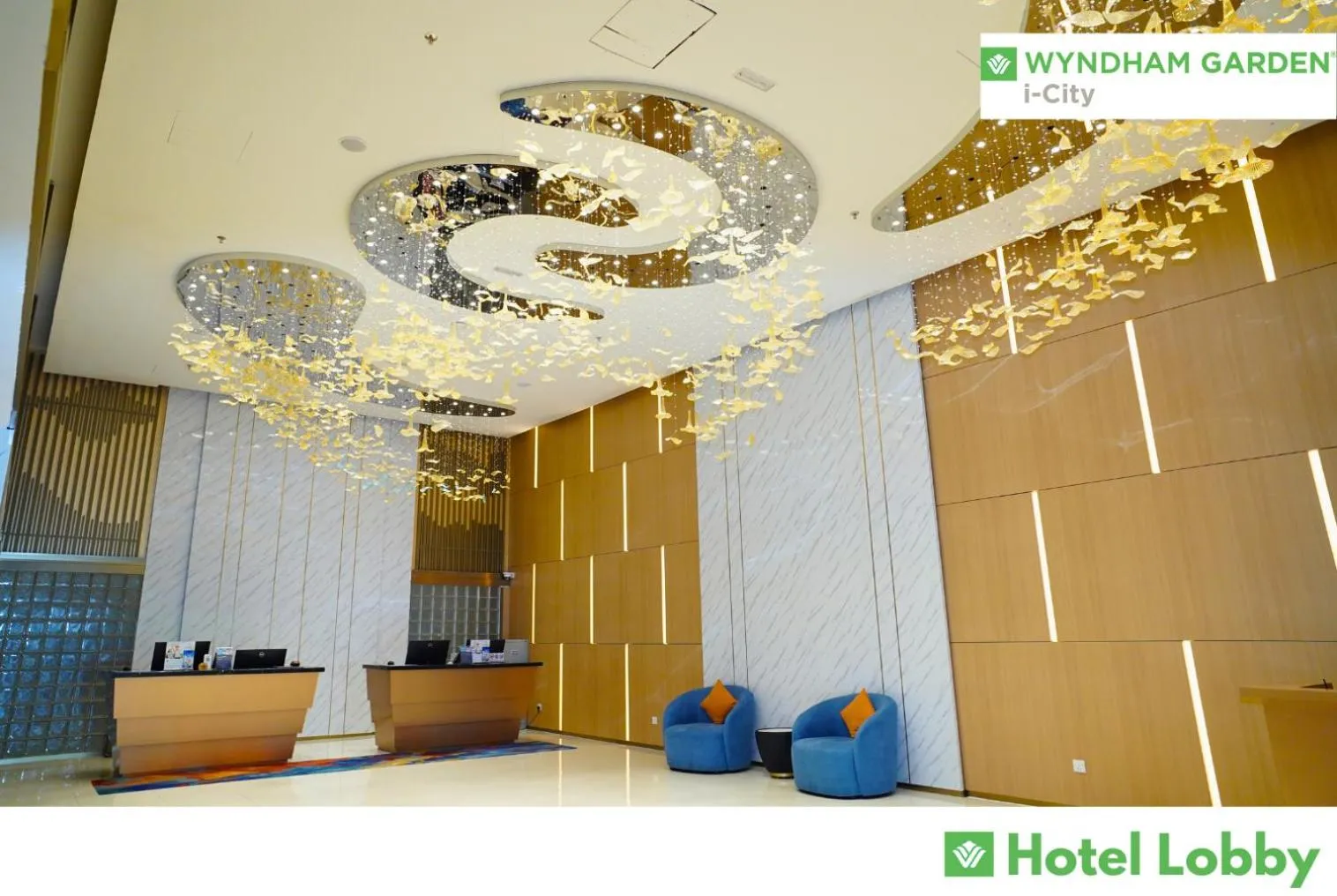 Lobby or reception in Wyndham Garden i-City Shah Alam