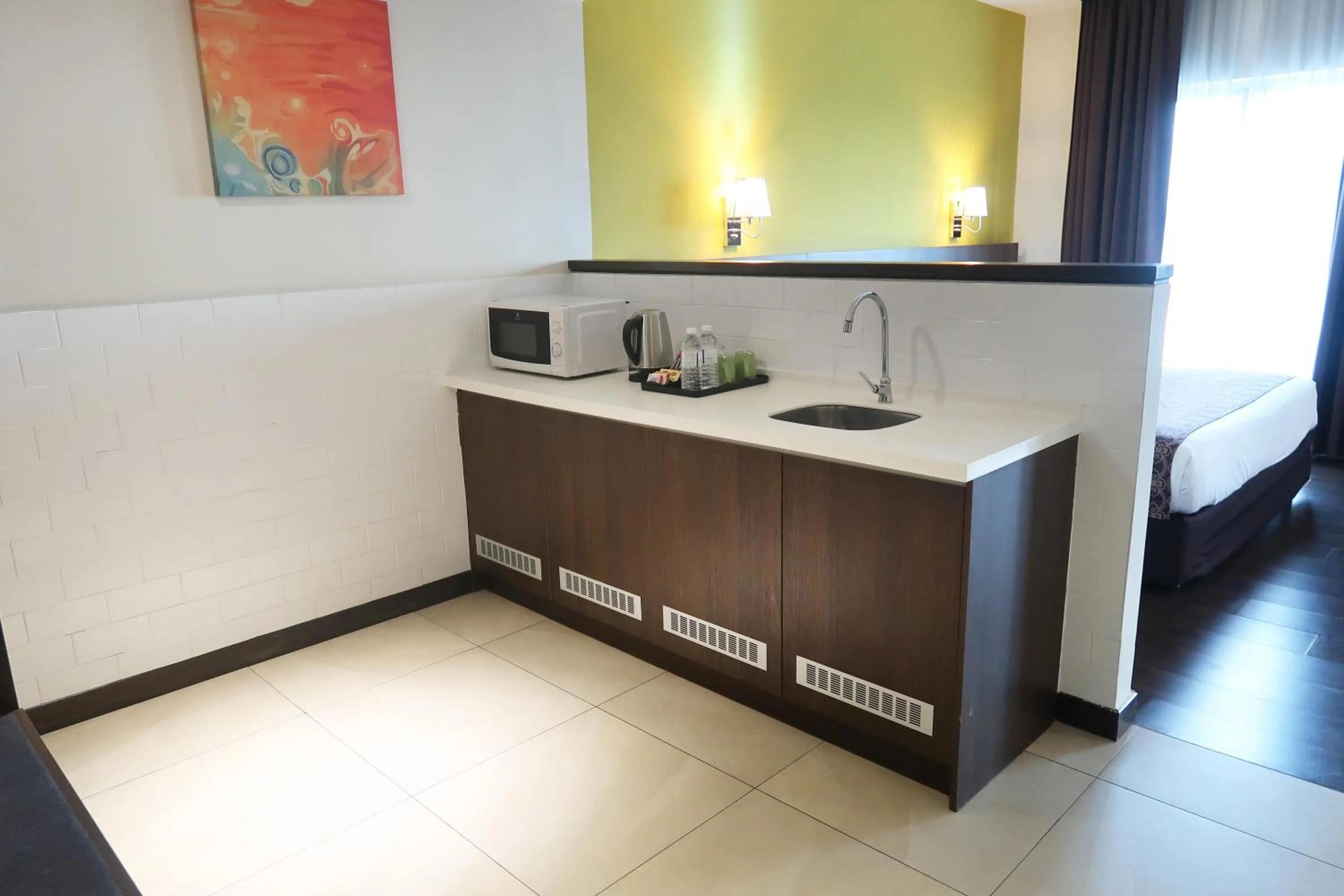 Kitchen or kitchenette in Wyndham Garden i-City Shah Alam