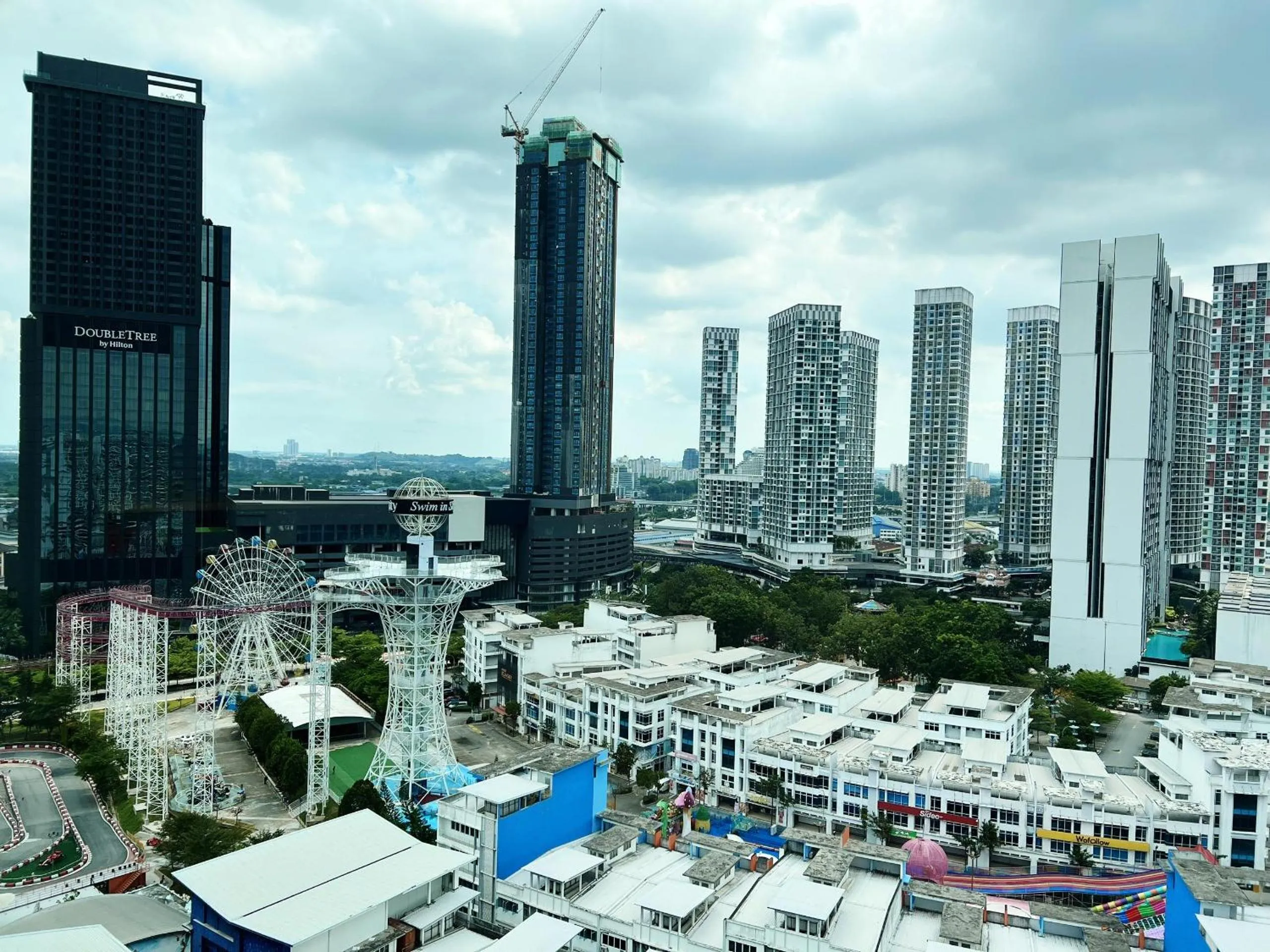 City view in Wyndham Garden i-City Shah Alam