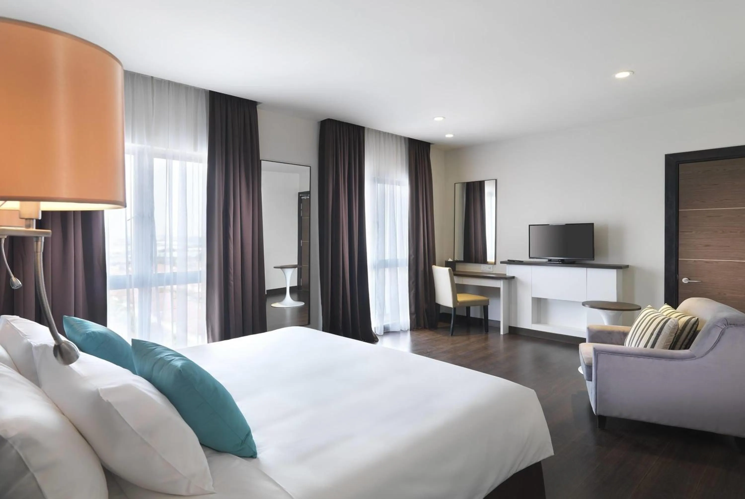 TV and multimedia, Bed in Wyndham Garden i-City Shah Alam