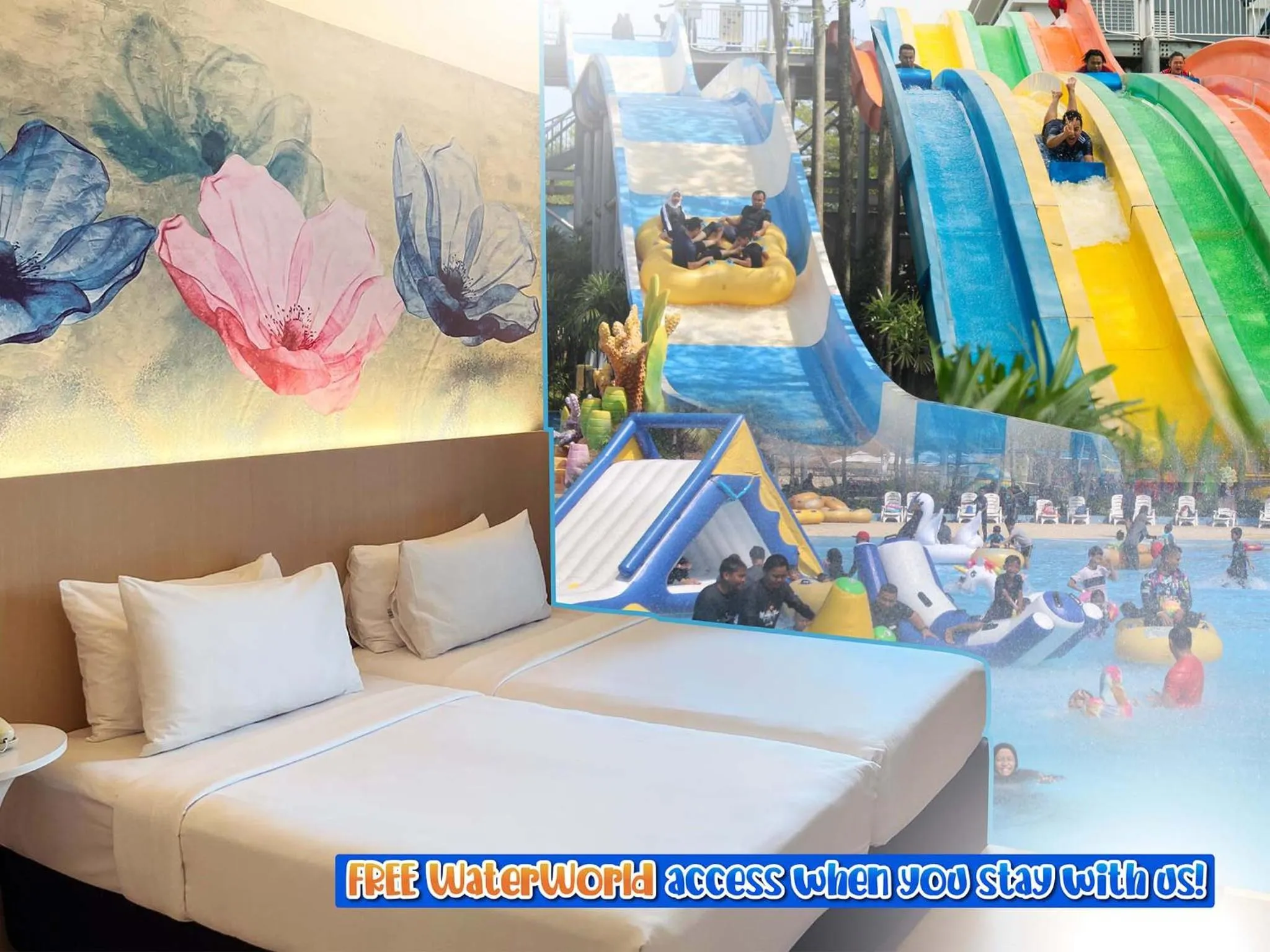 Aqua park in Wyndham Garden i-City Shah Alam