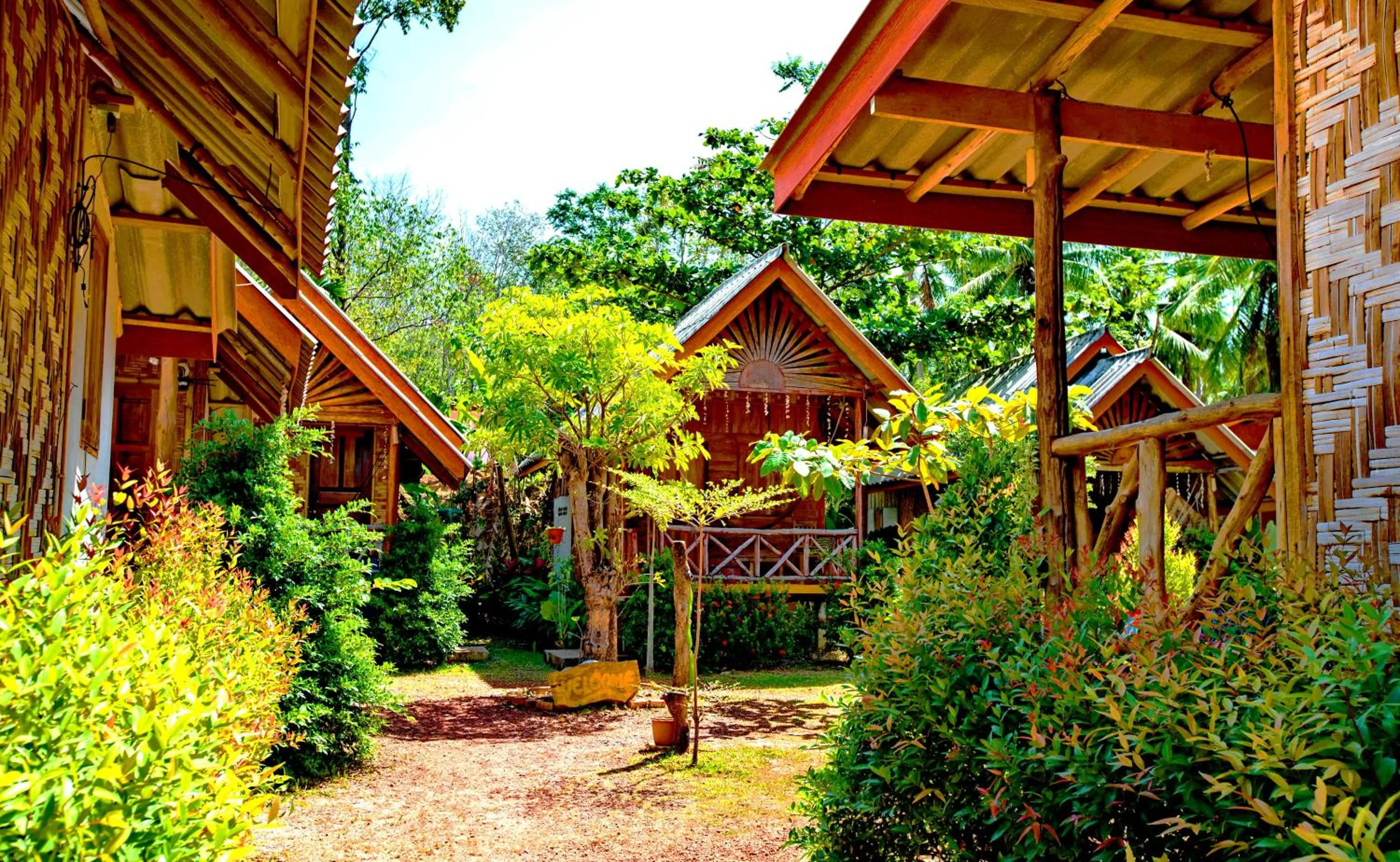Garden in O k Chawkoh Bungalow