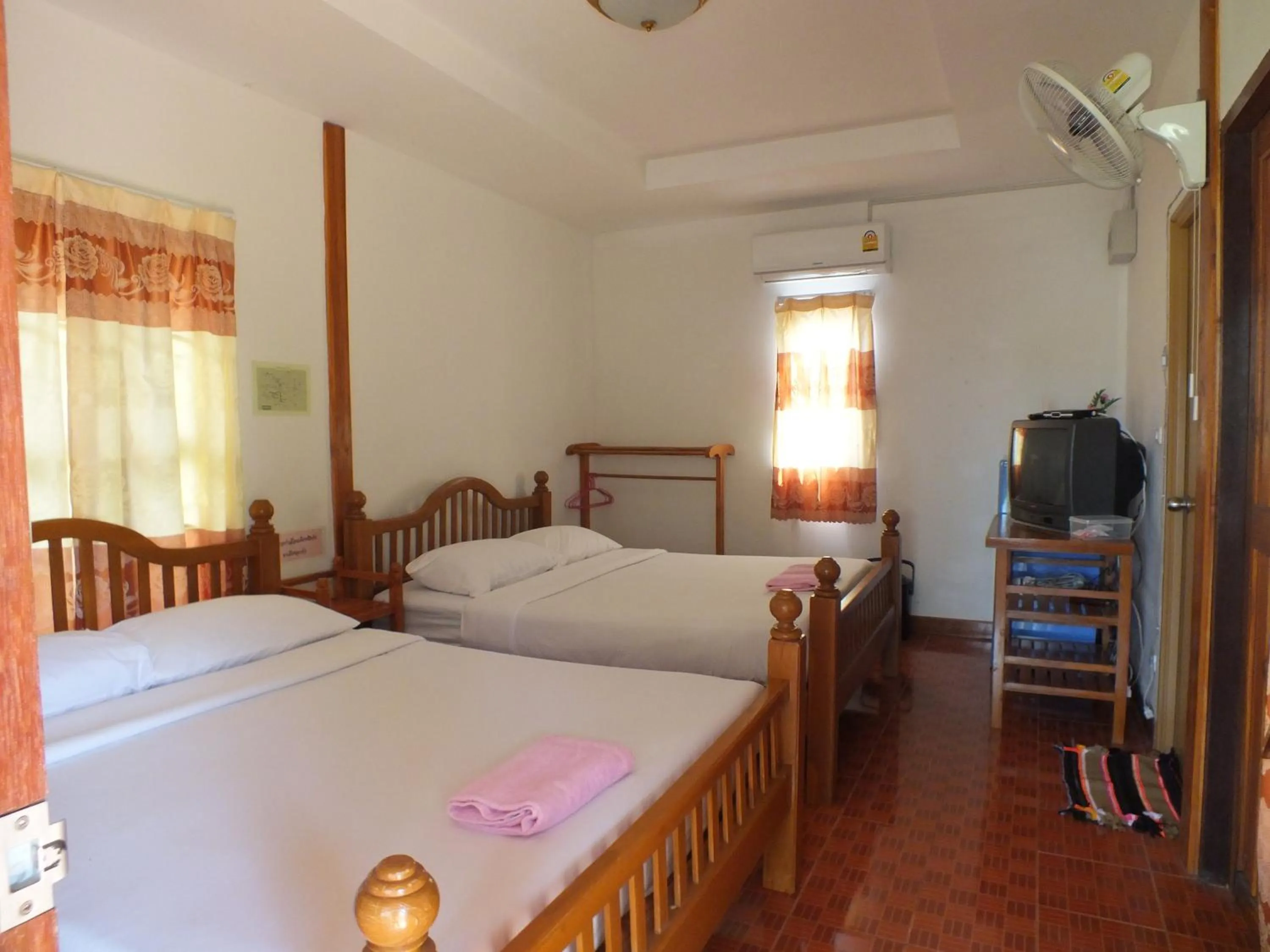 Bed in Khao Kho Lucky Hill Resort