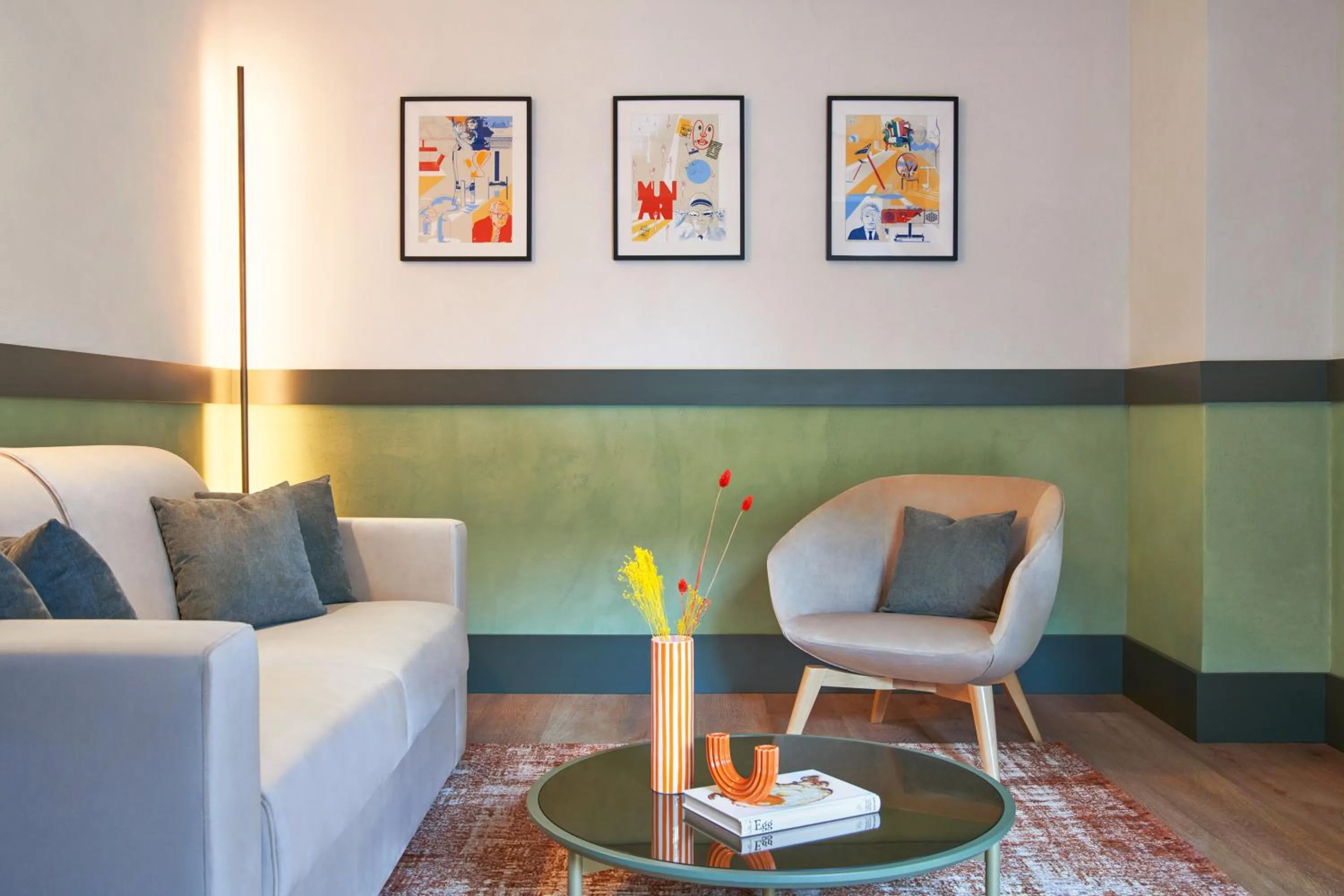 Living room in NEMI Hotel Milano