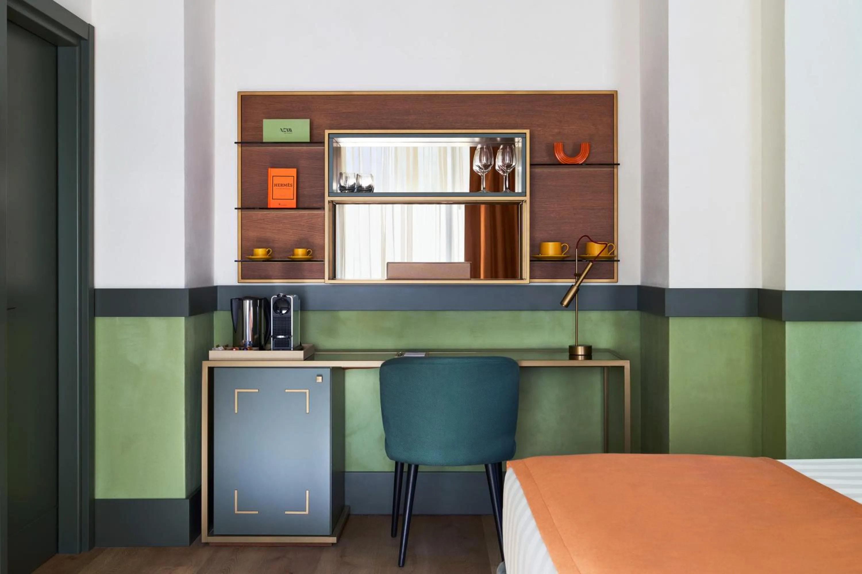 Decorative detail in NEMI Hotel Milano