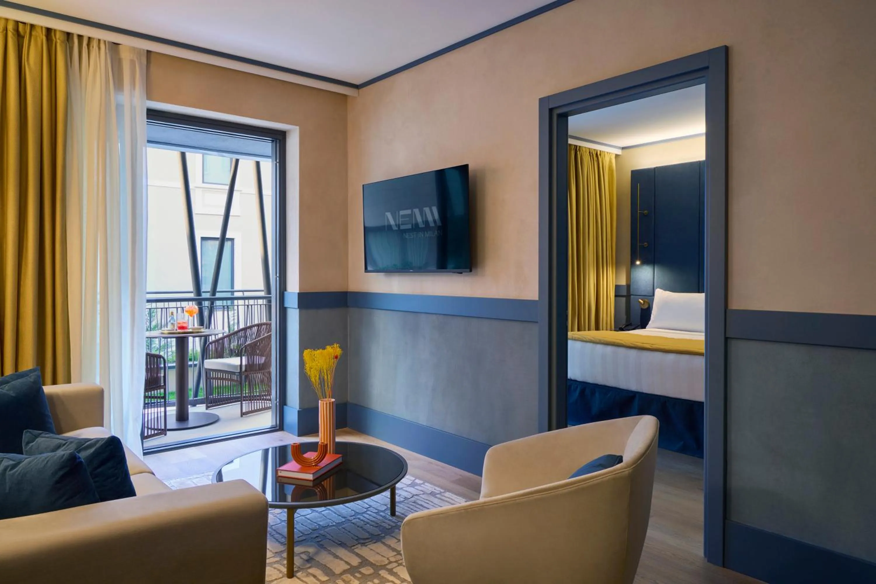 Living room in NEMI Hotel Milano