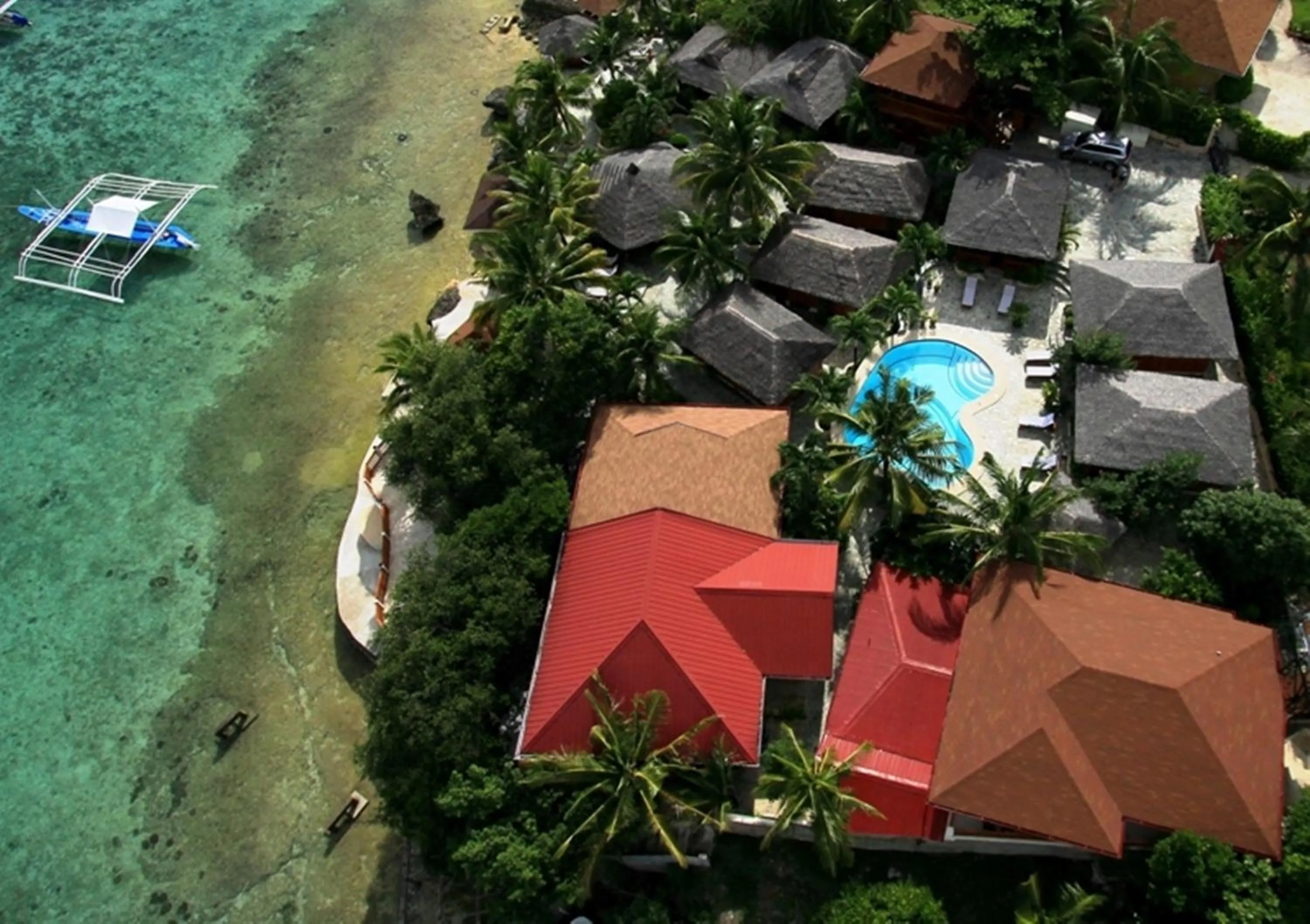 Bird's eye view in Magic Island Dive Resort