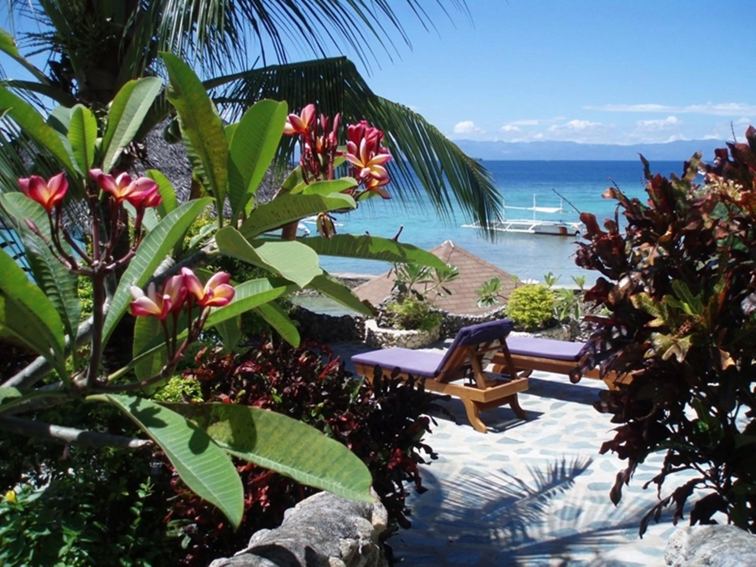 Decorative detail in Magic Island Dive Resort