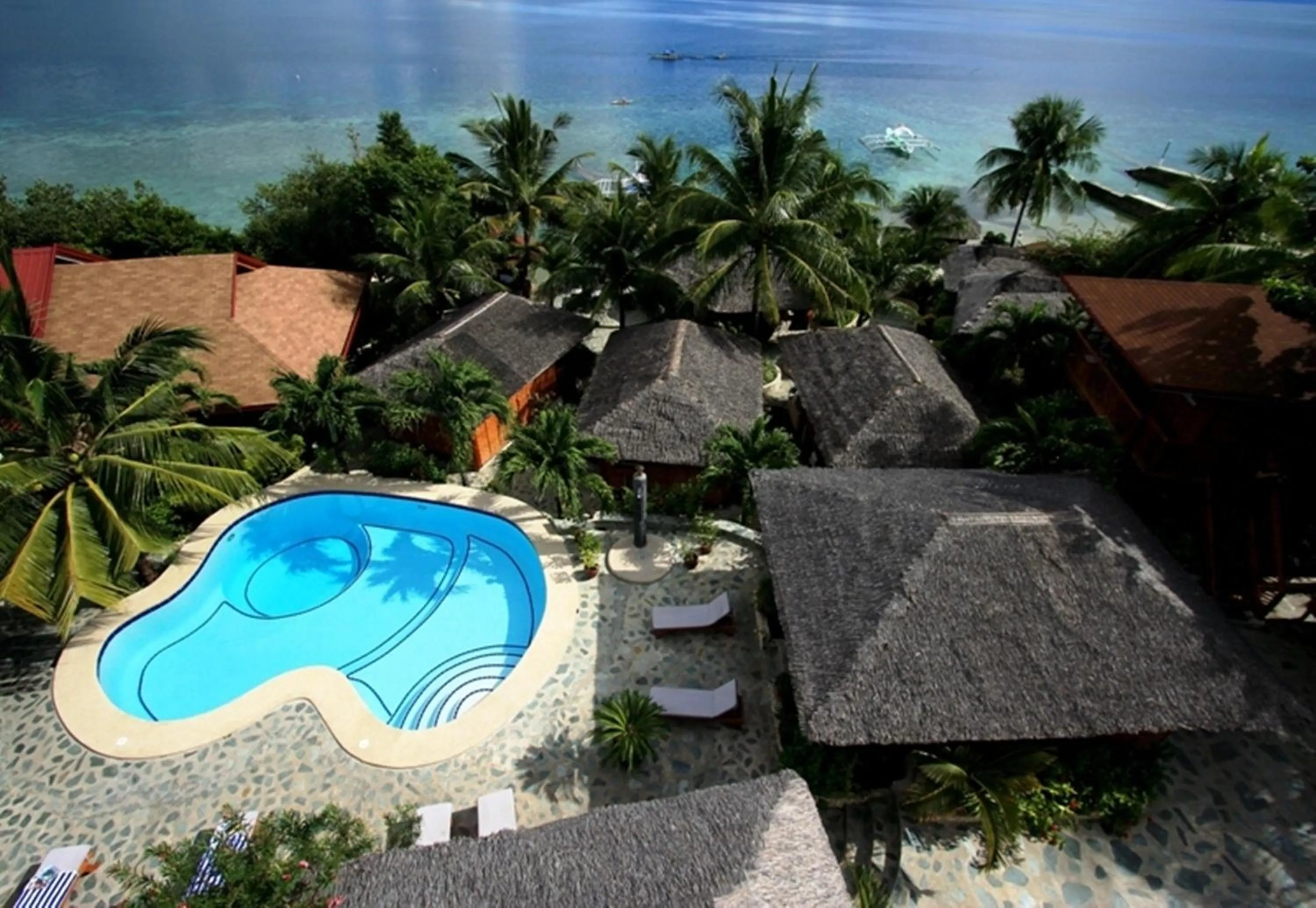 Bird's eye view in Magic Island Dive Resort