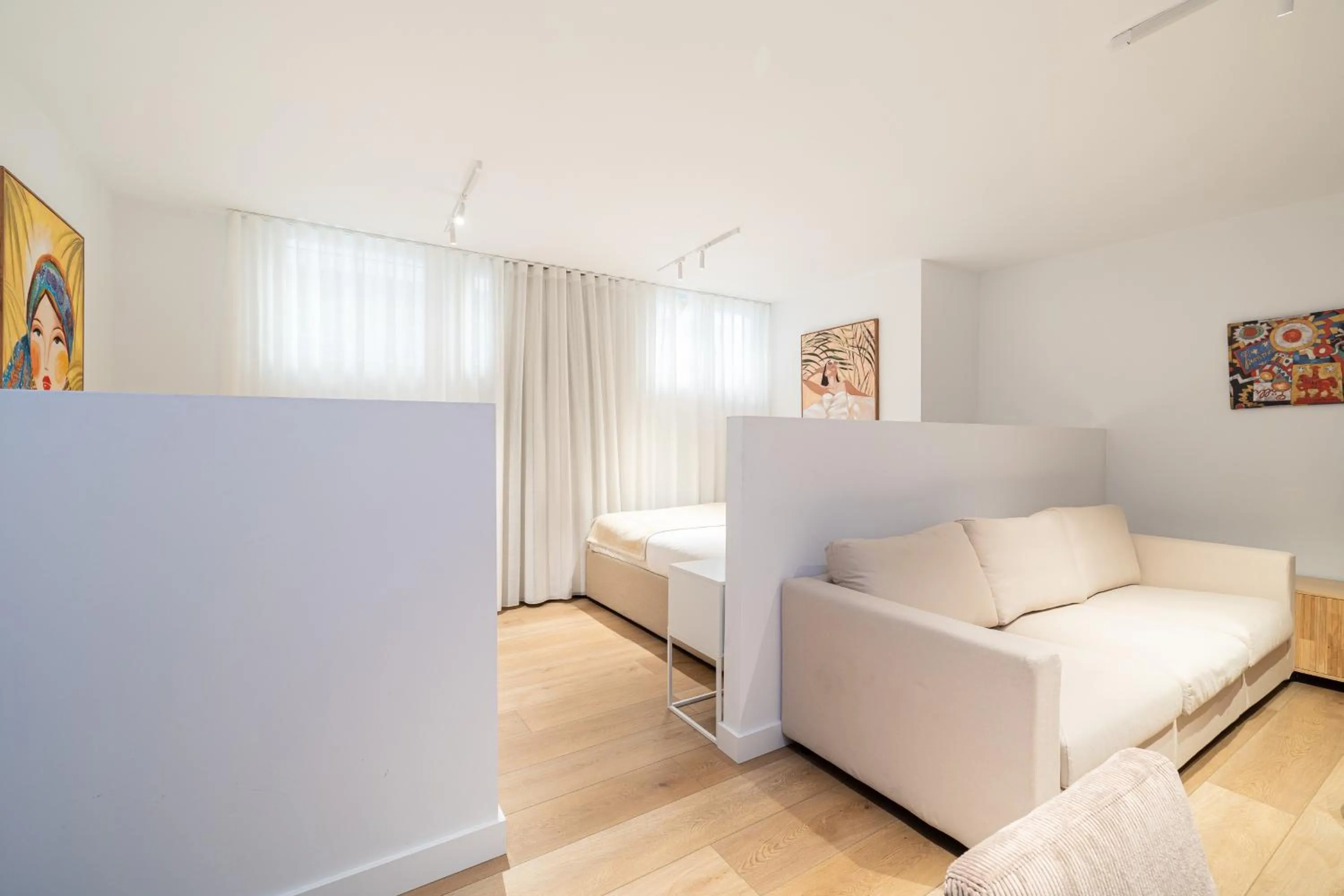 Living room in Holidays2Malaga Studios Juan de Mena