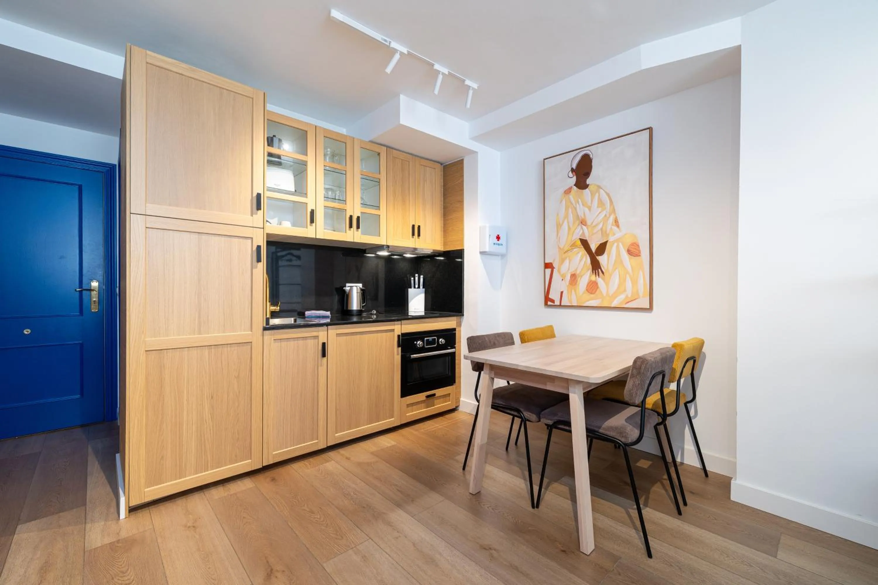 Kitchen or kitchenette in Holidays2Malaga Studios Juan de Mena