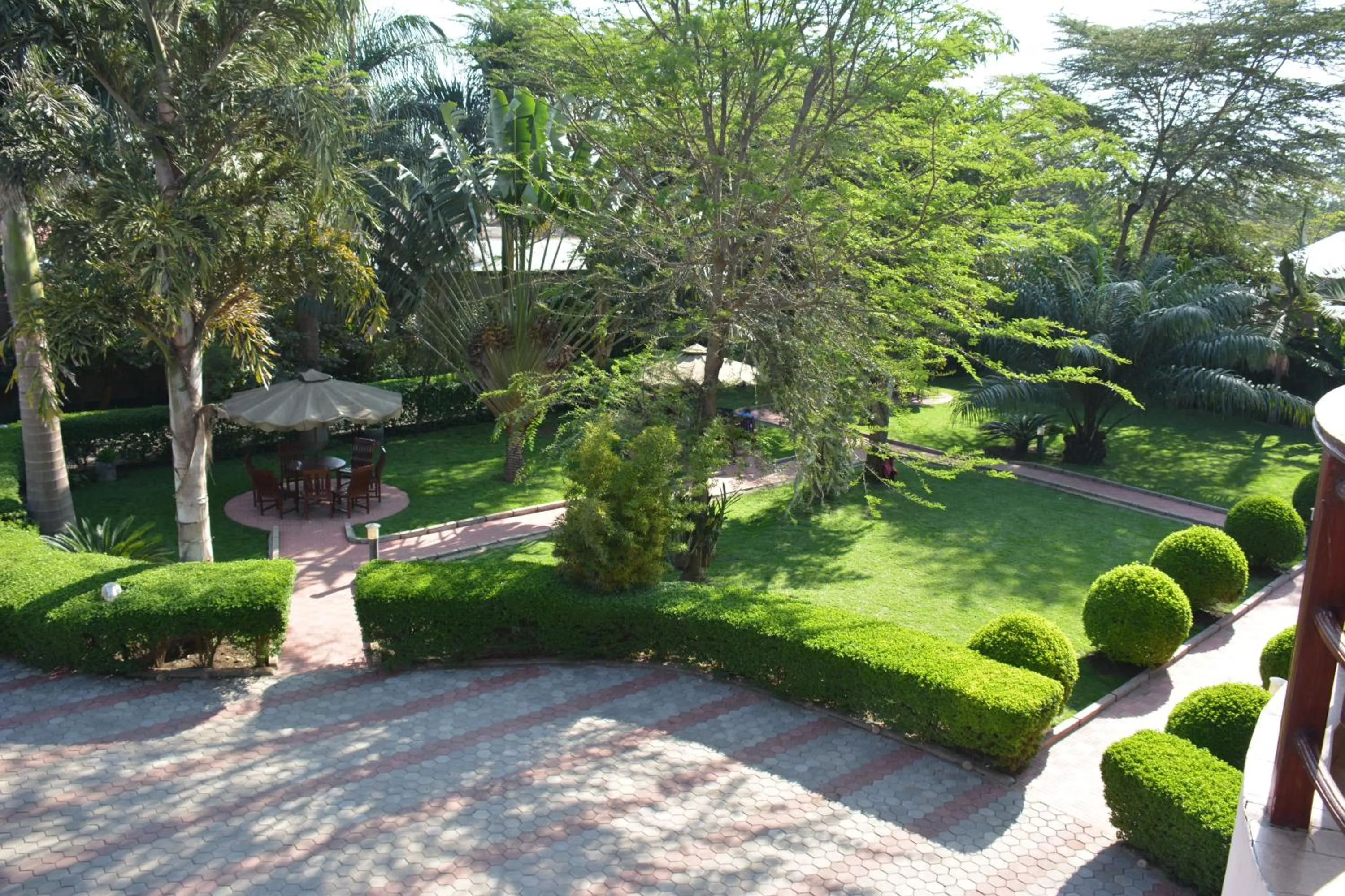 Garden in The Charity Hotel International