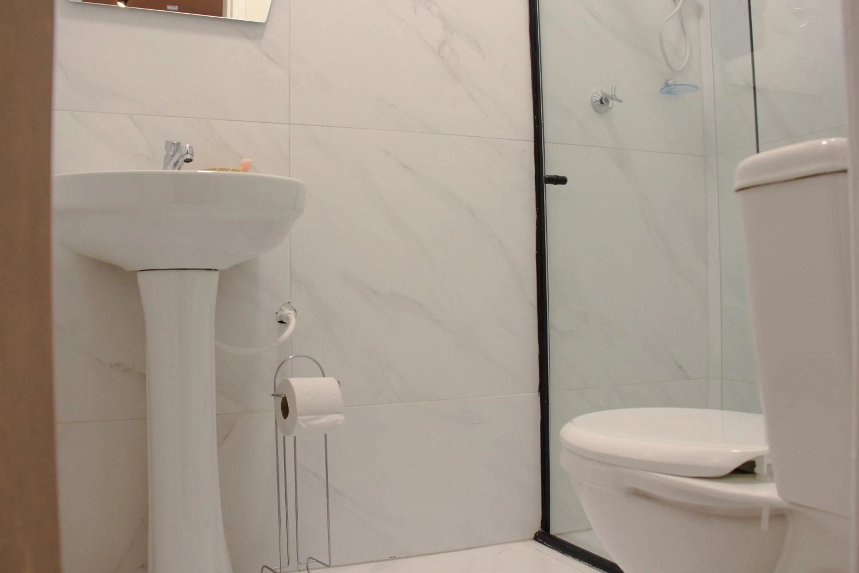 Bathroom in Che Hermano Suítes