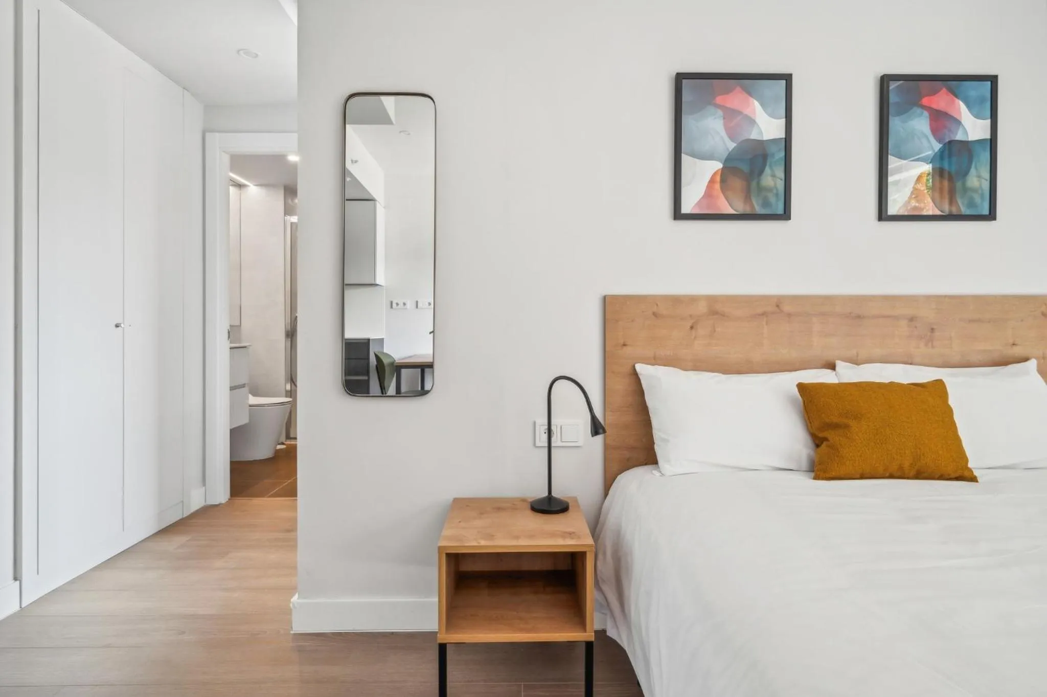 Bed in Truliving Vallecas by Habyt