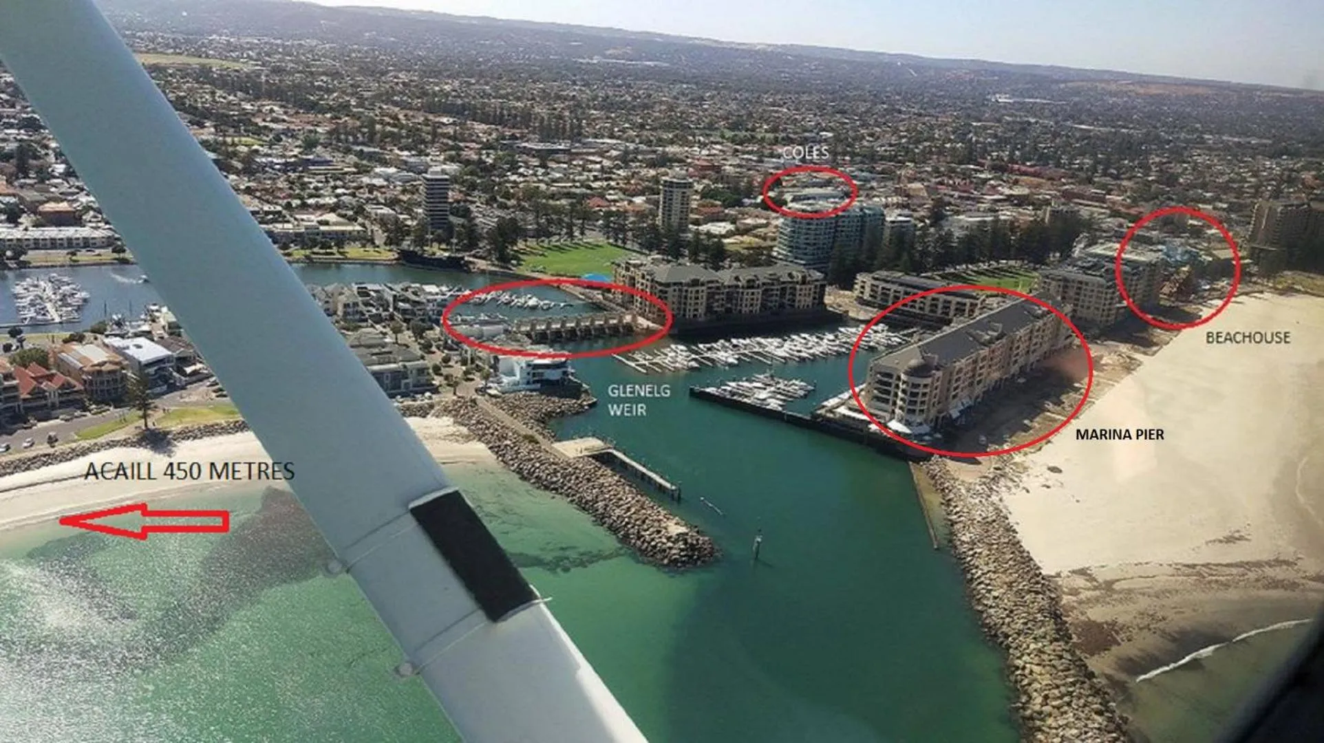 Bird's eye view in Acaill Accommodation Esplanade Living Self Check-In Self Check-Out