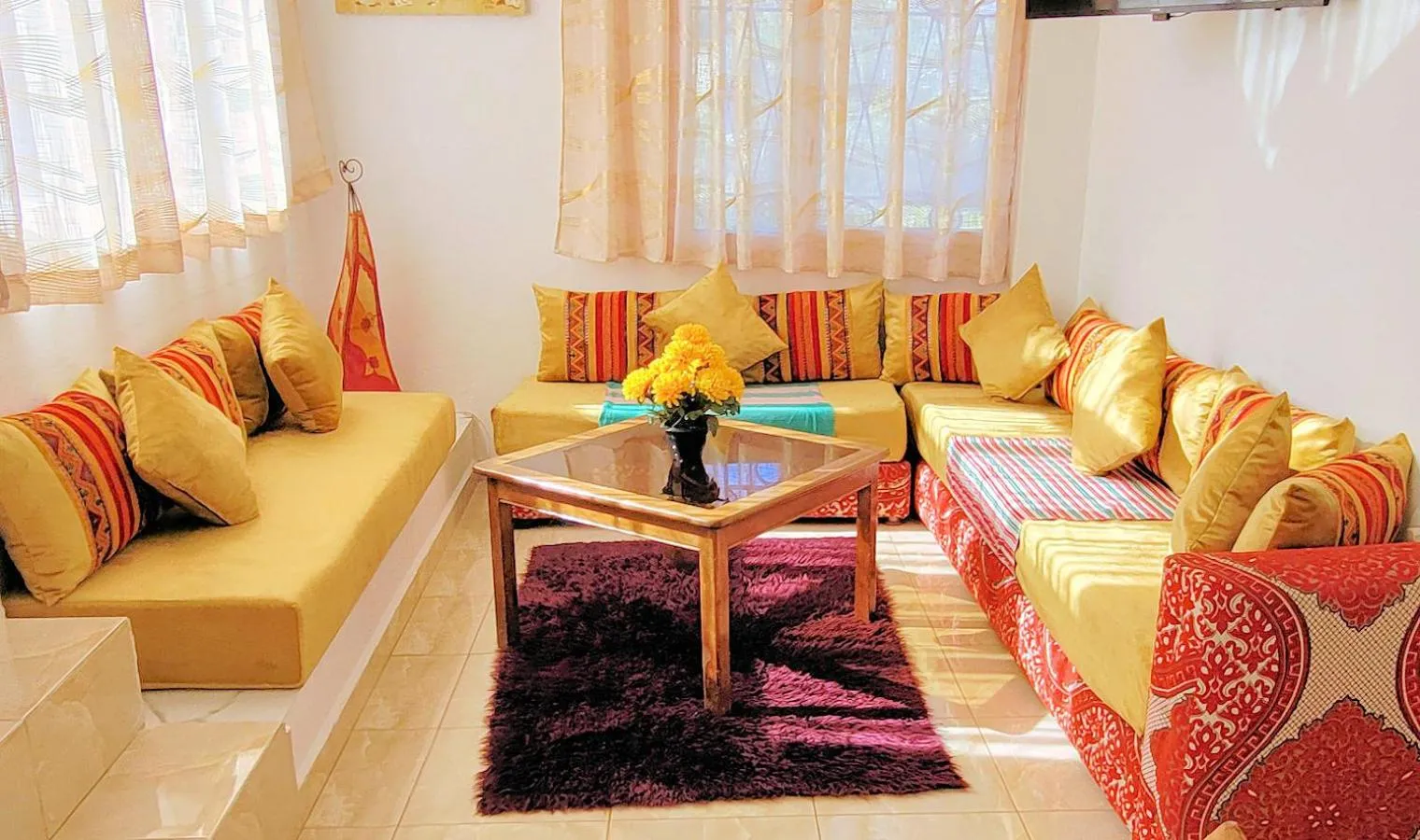 Living room in Maison de la Lagune