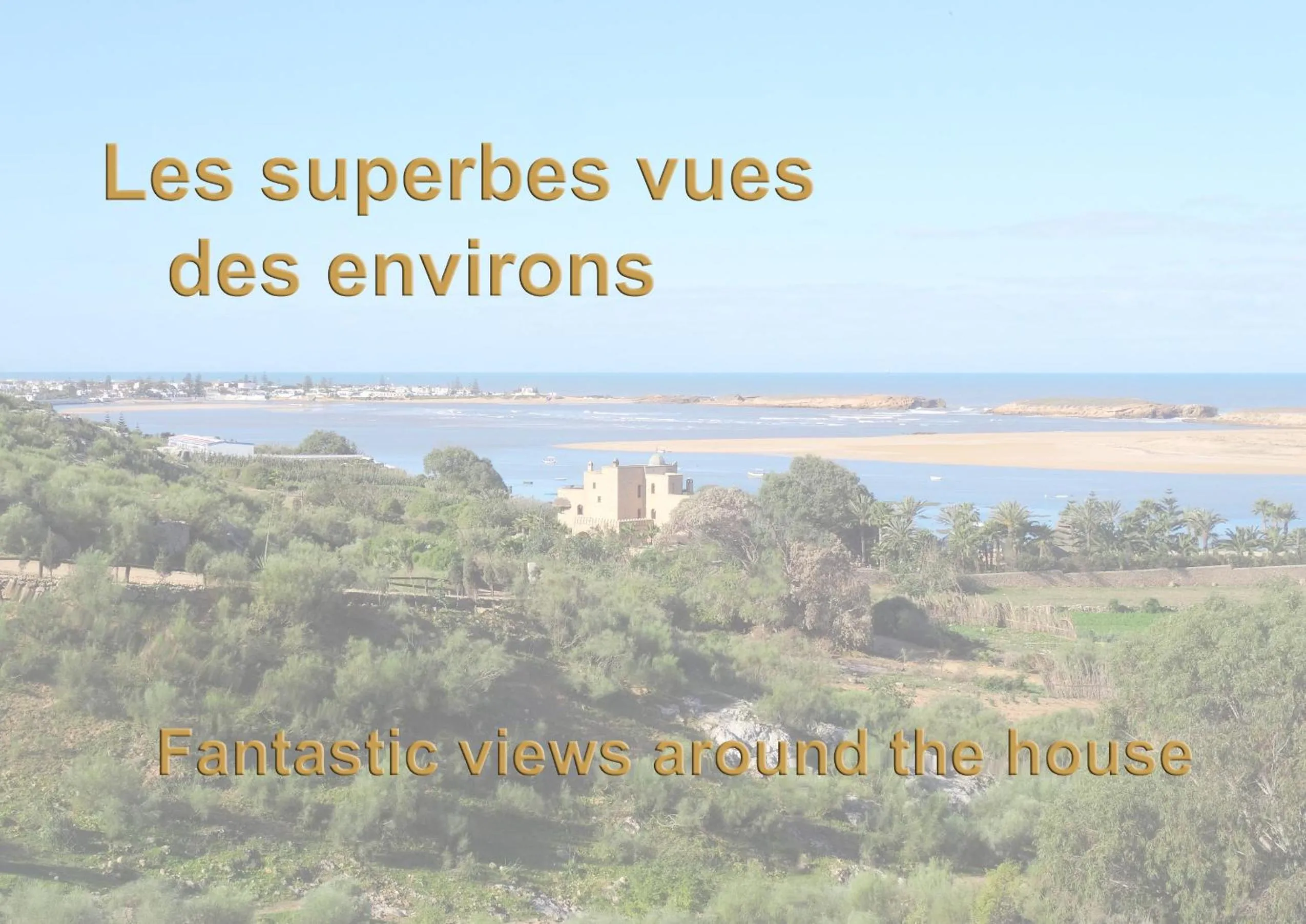 Text overlay in Maison de la Lagune