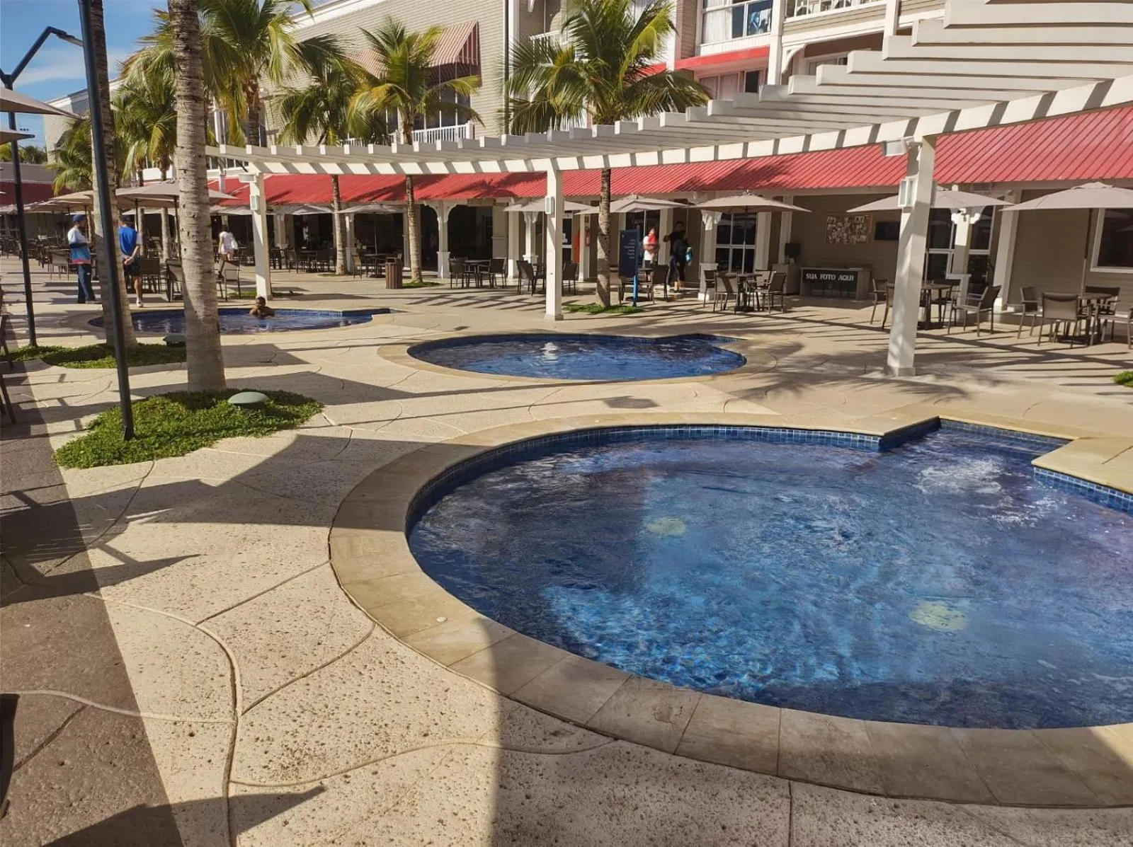Swimming pool in São Pedro Thermas Resort