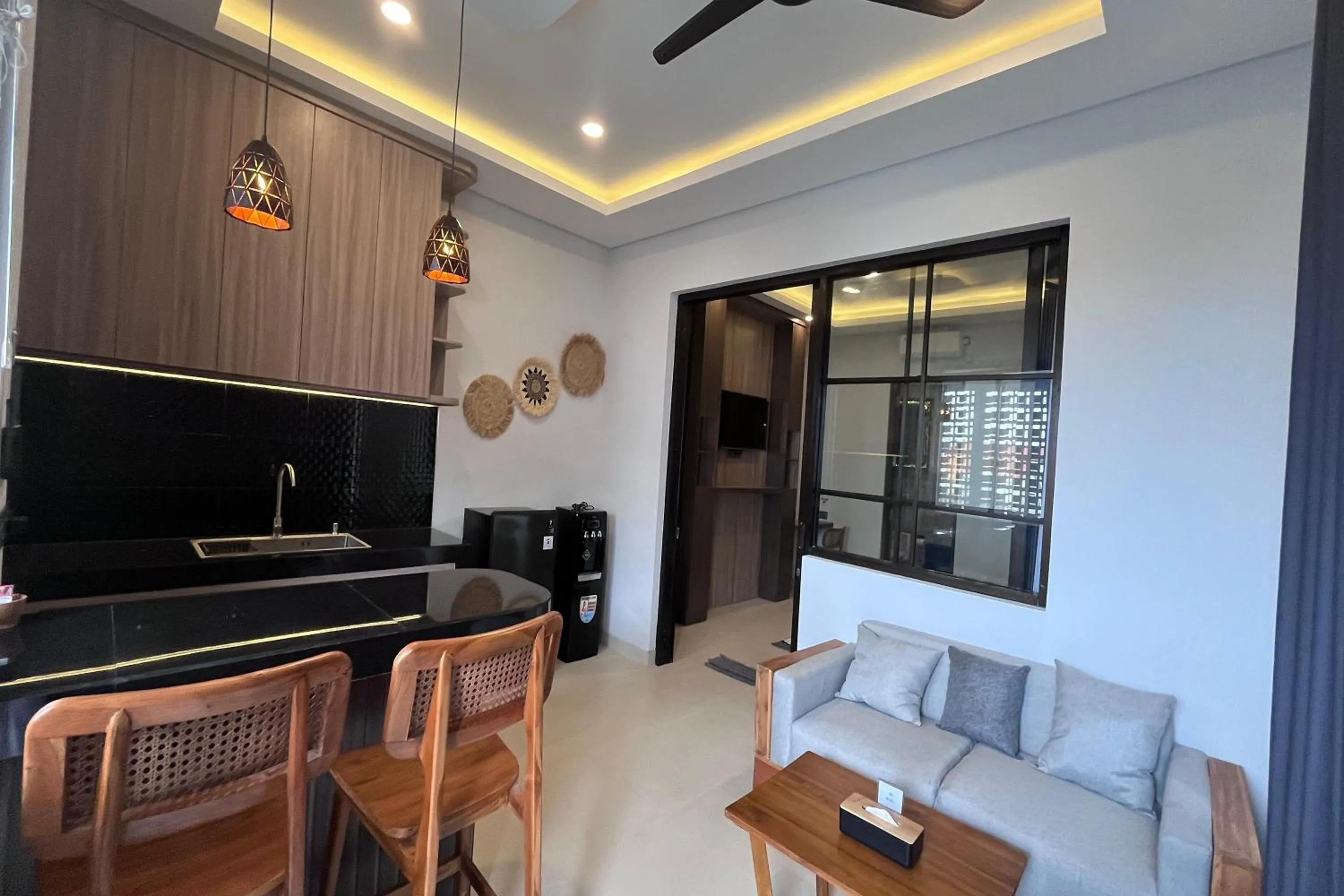 Seating area in Ranala Coliving