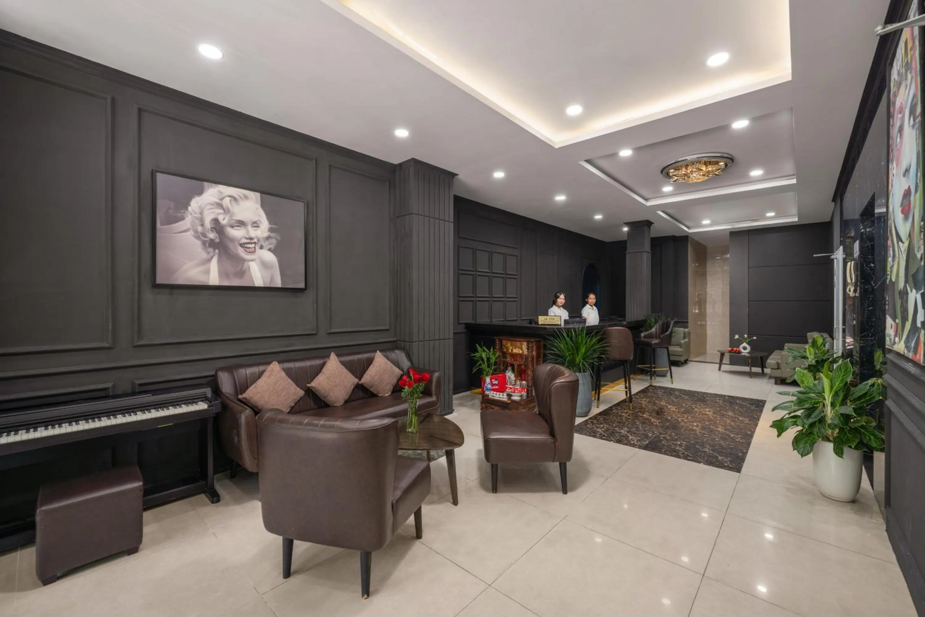 Living room in Platinum Orchid Hotel Danang