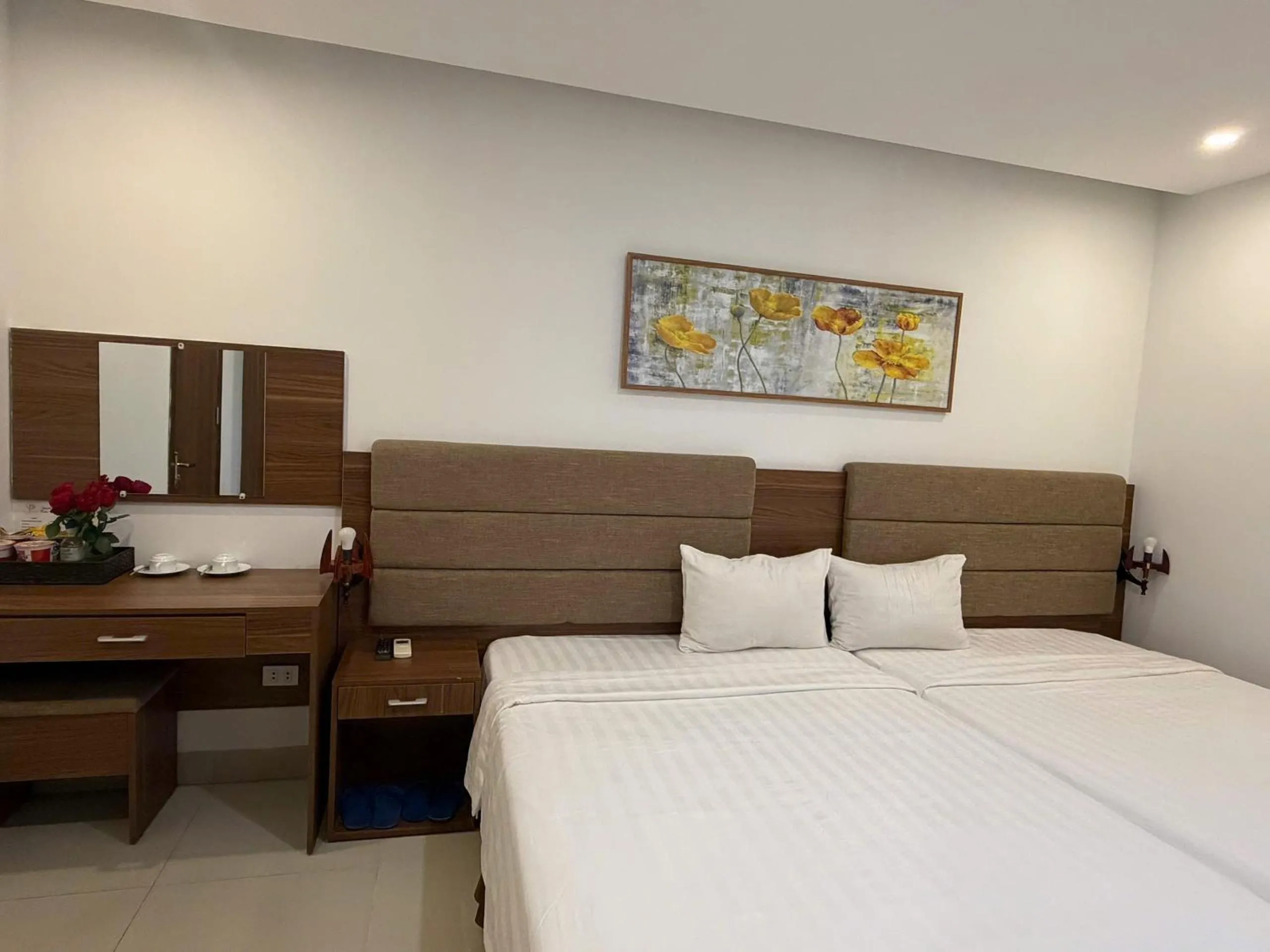 Bed in Platinum Orchid Hotel Danang