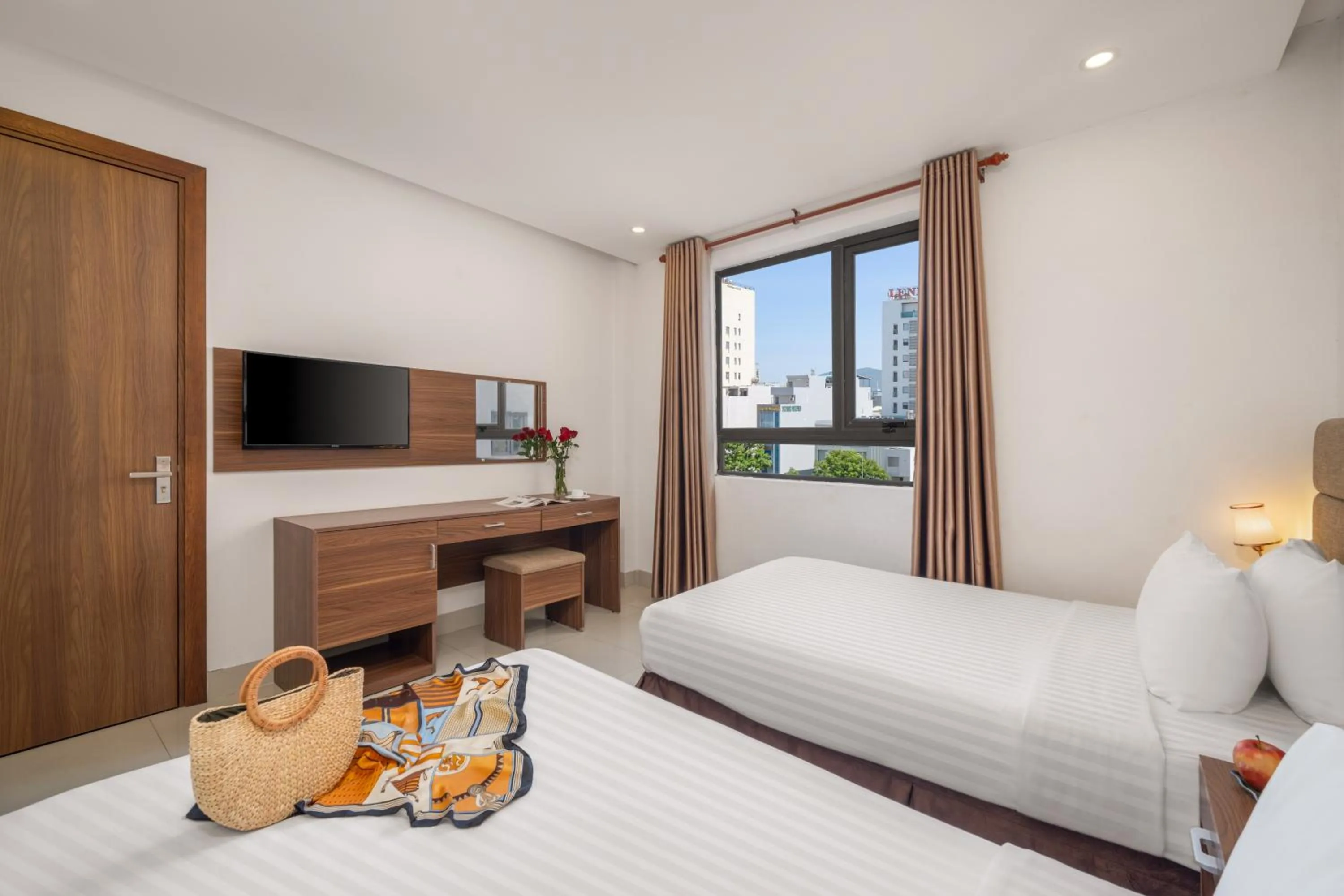 Bed in Platinum Orchid Hotel Danang