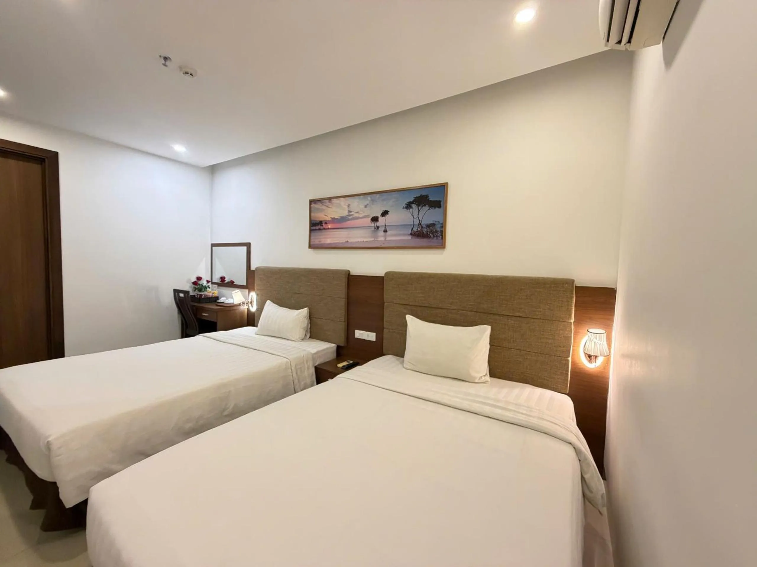 Bed in Platinum Orchid Hotel Danang