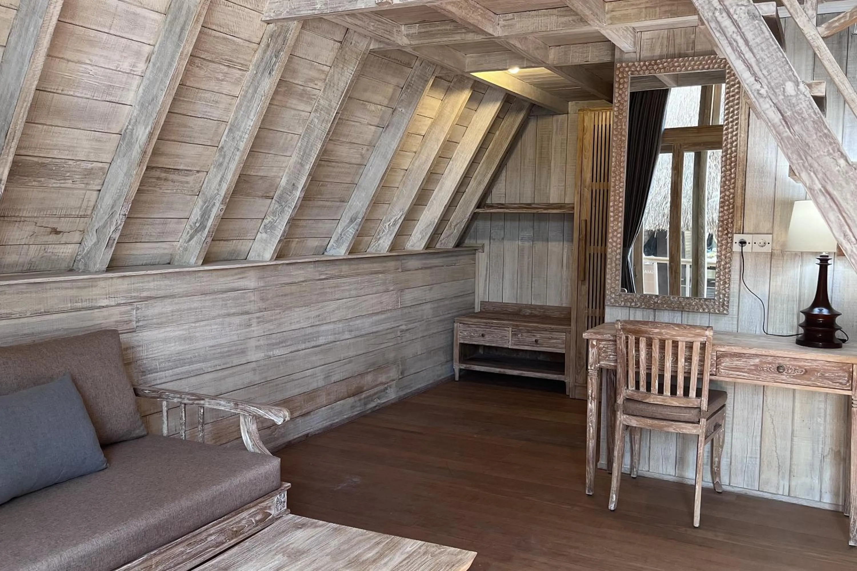 Seating area in Rama Garden Lembongan