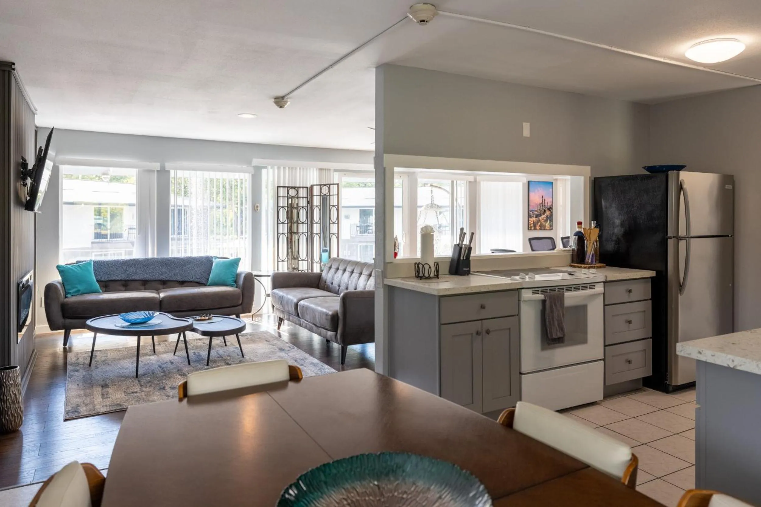 Living room in Interurban Suites Hotel