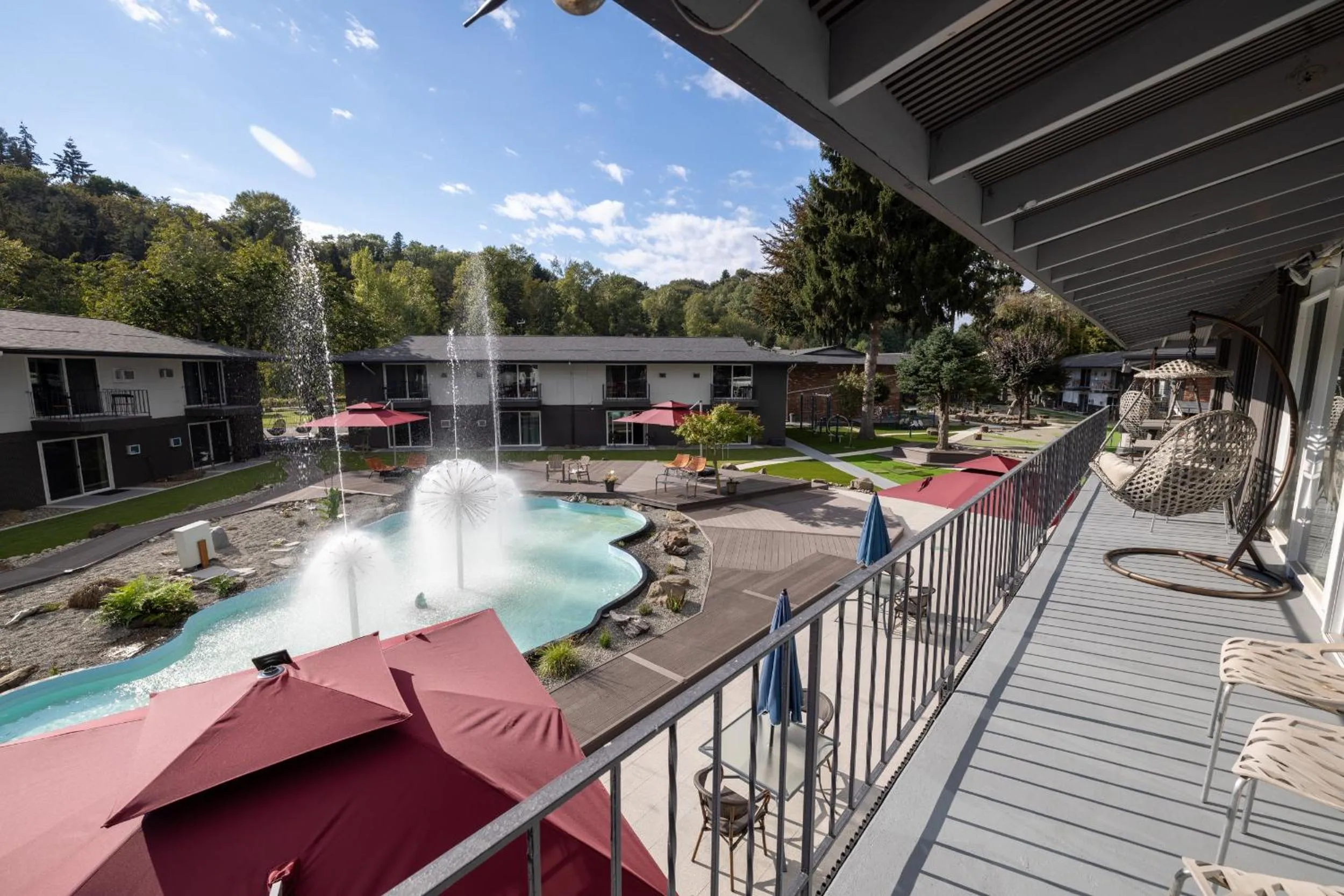 Balcony/Terrace in Interurban Suites Hotel