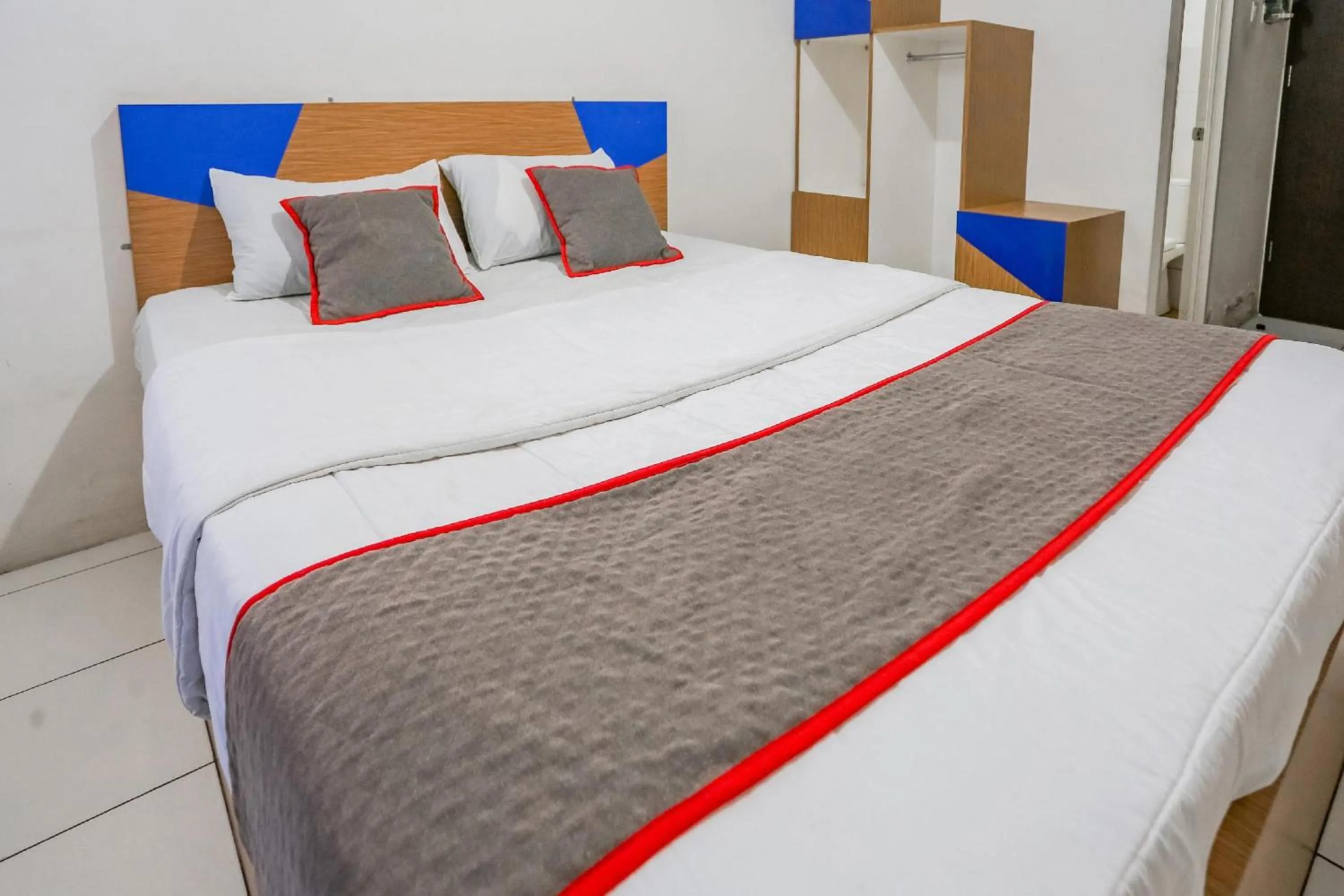 View (from property/room), Bed in Hotel O Tower Mahakam serviced apartment Riverview Jababeka