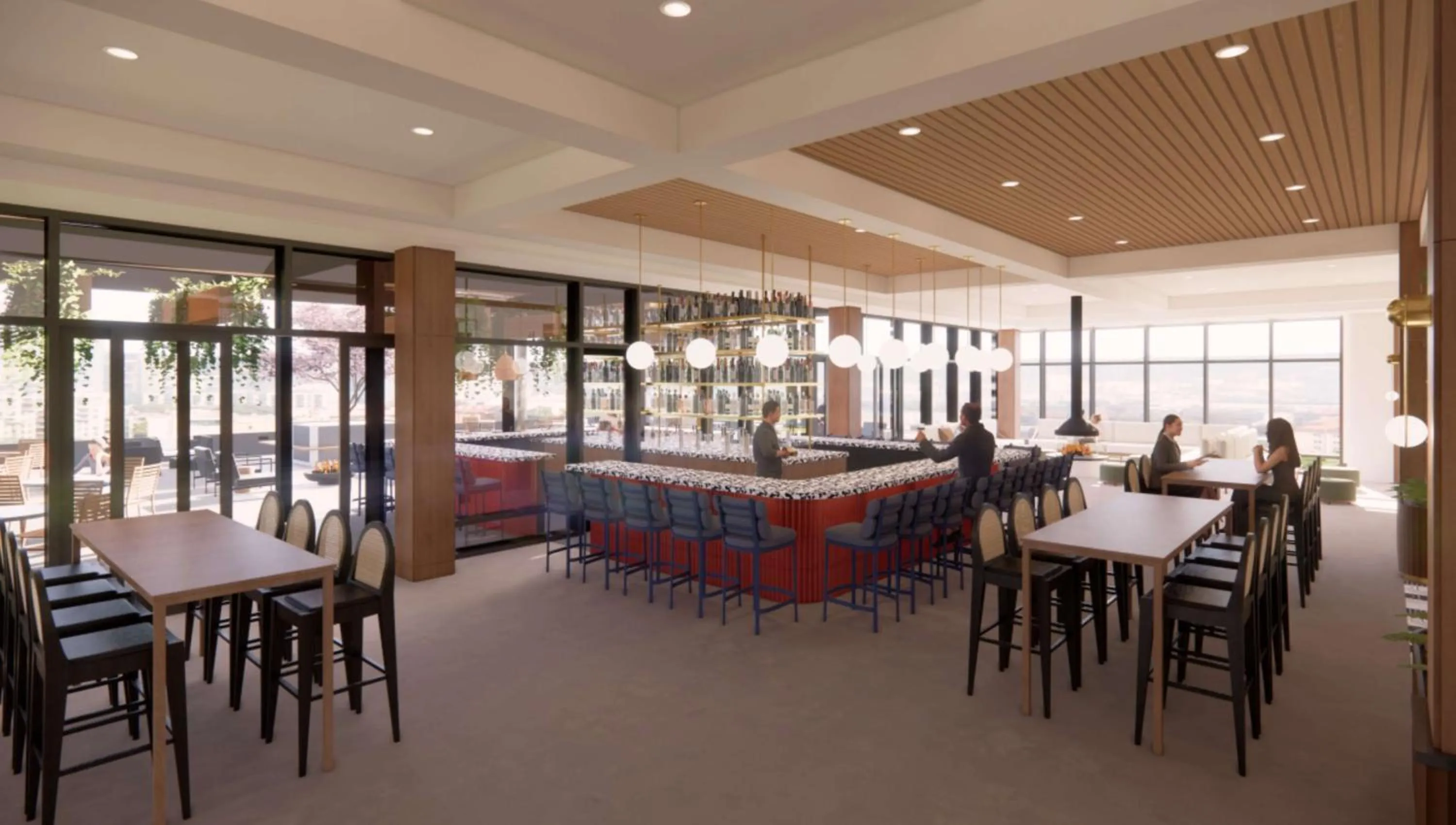 Lounge or bar in The Printing House Hotel, Tapestry Collection By Hilton