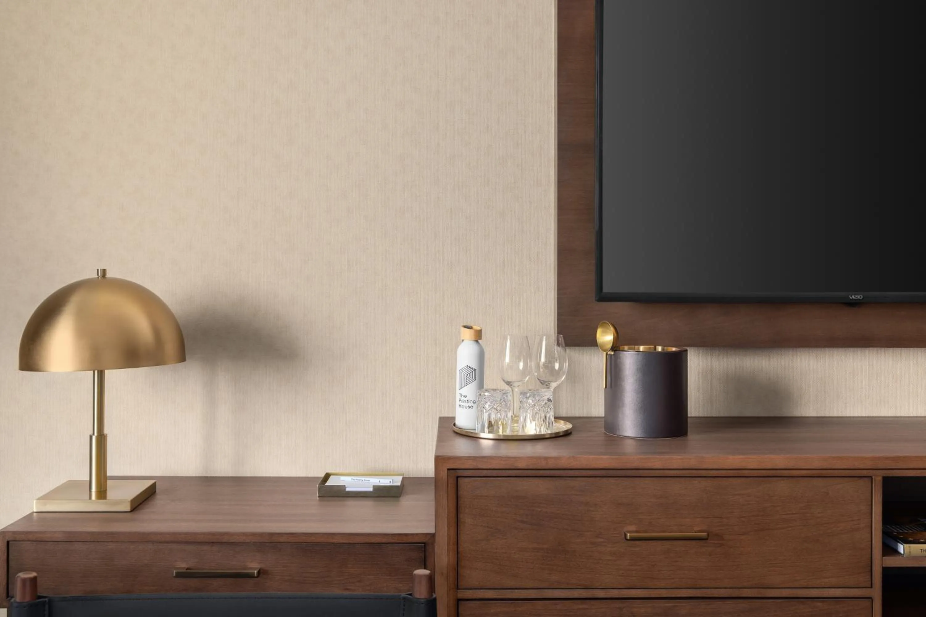 Bedroom in The Printing House Hotel, Tapestry Collection By Hilton