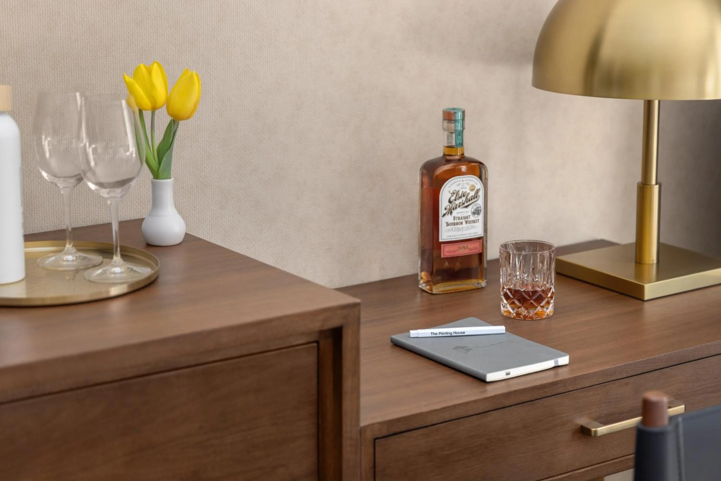 Decorative detail in The Printing House Hotel, Tapestry Collection By Hilton