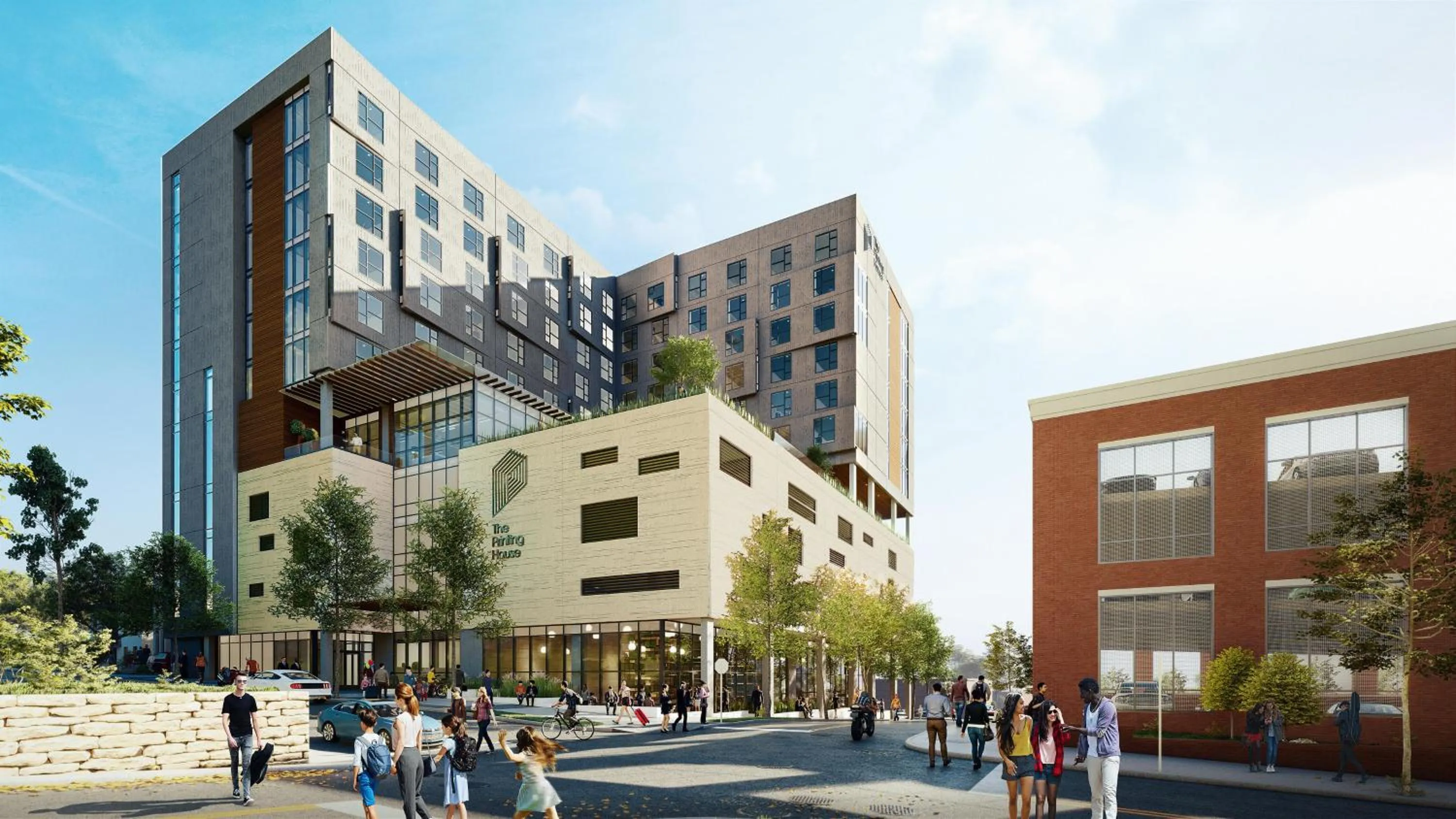 Facade/entrance in The Printing House Hotel, Tapestry Collection By Hilton